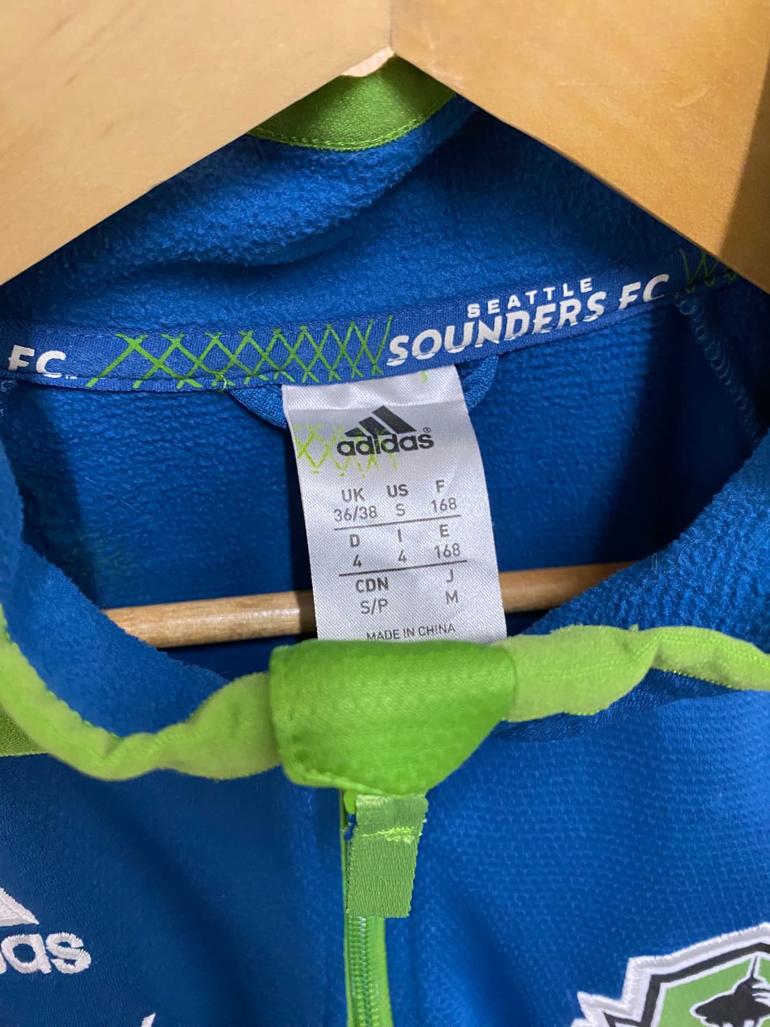 ADIDAS seattle sounders hooded jersey 상품이미지7
