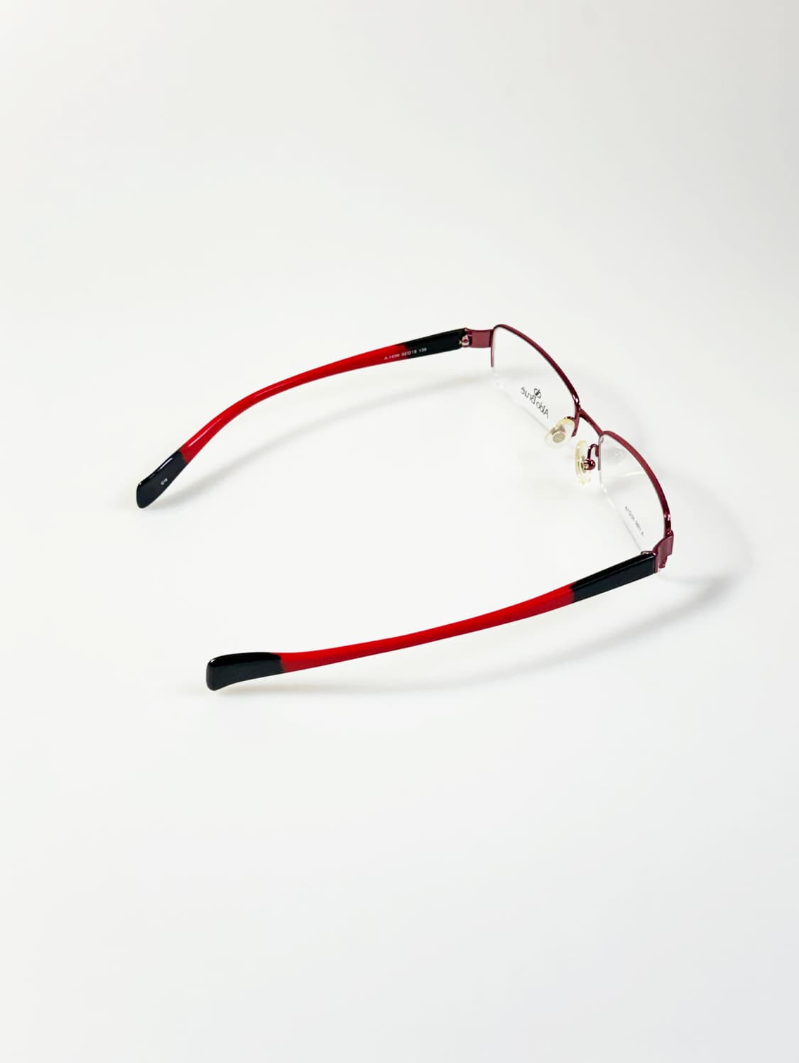 ALDO BRUE 반무테 스퀘어 메탈 프레임 빈티지 안경 상품이미지4