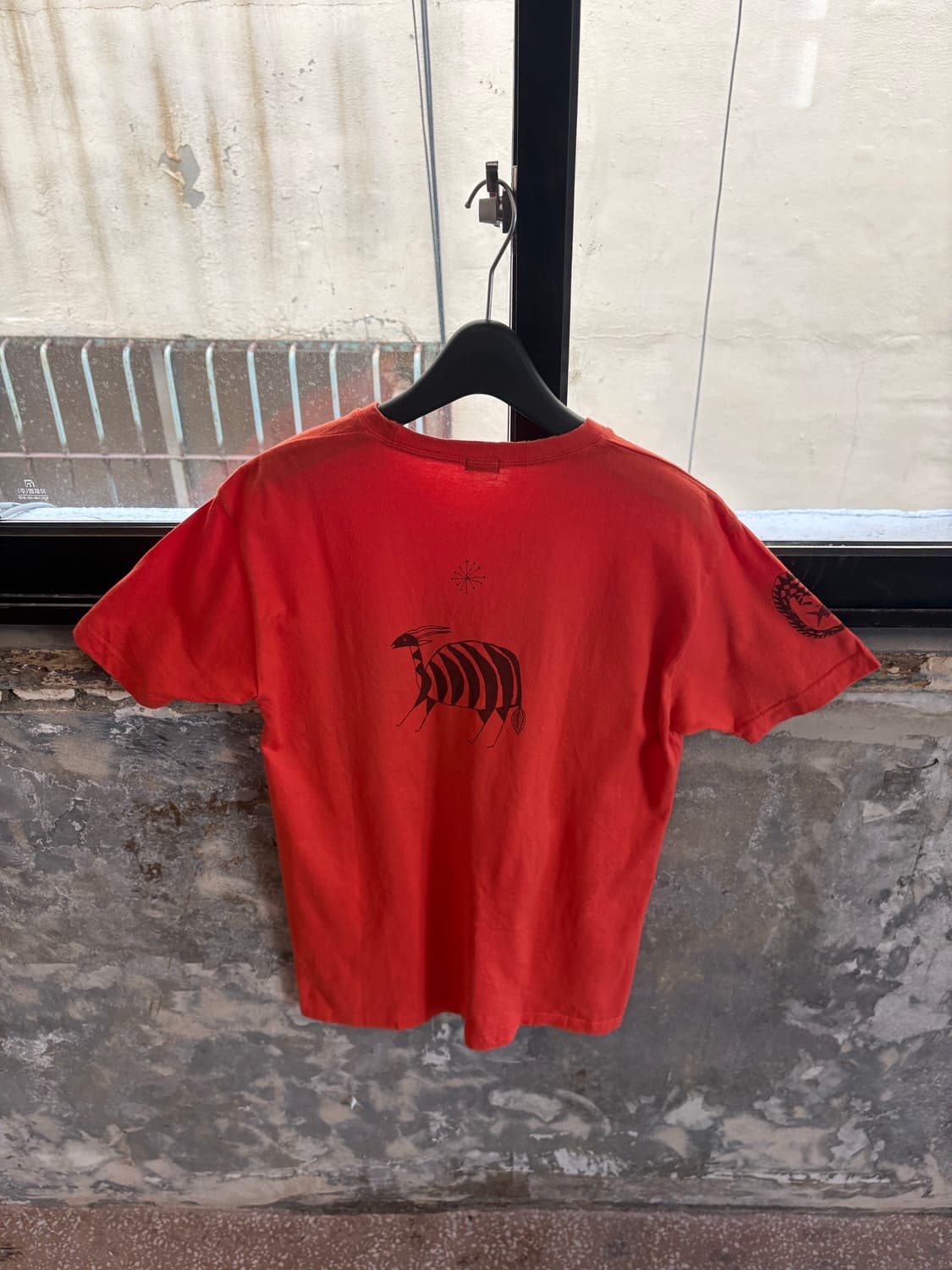 A.A.R Yohji Yamamoto Red Orange T Shirt 상품이미지1