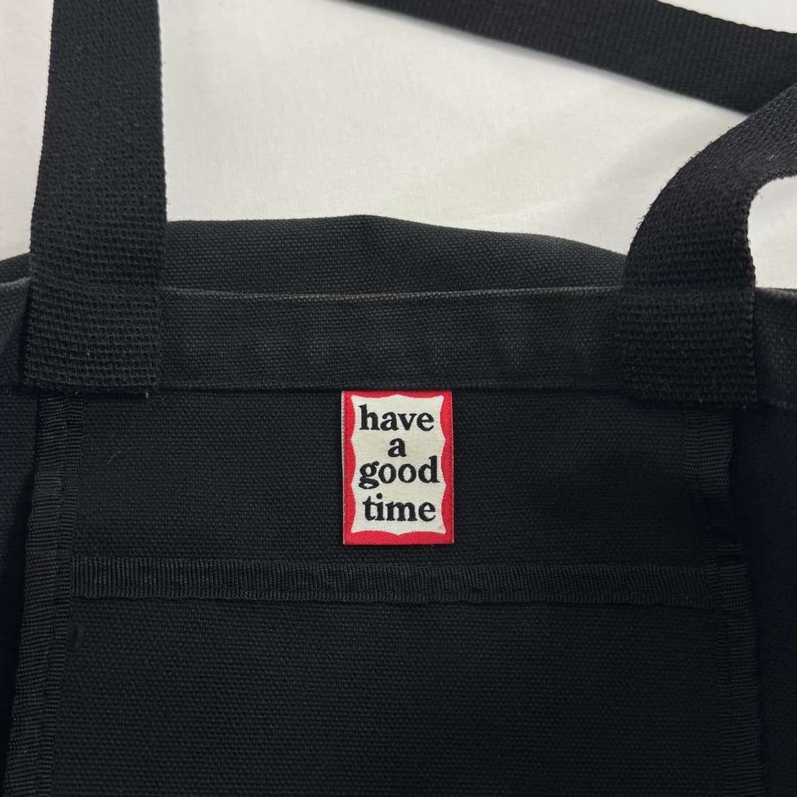 해브어굿타임 블루 토트백 에코백 상품이미지3