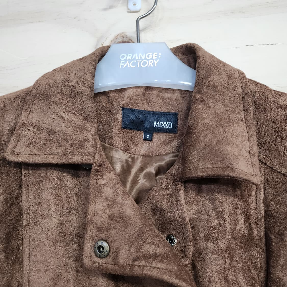 126) 미쏘 MIXXO  스웨이드 코트 상품이미지3