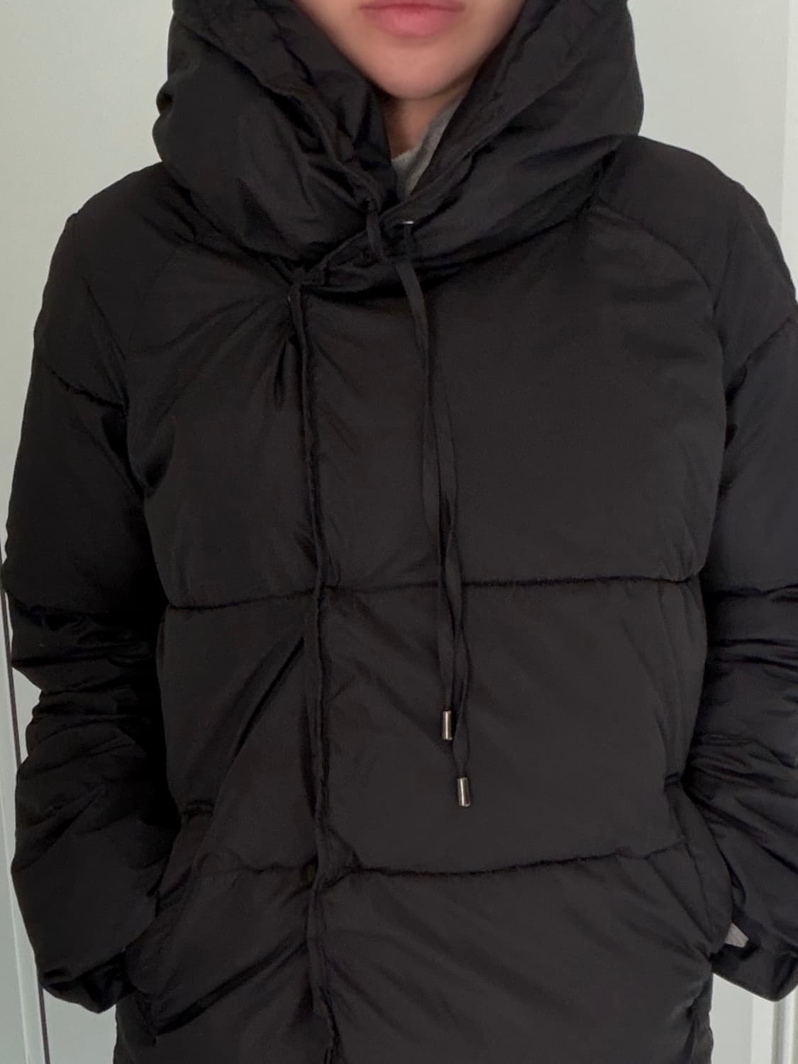 데님앤서플라이 블랙 푸퍼패딩 상품이미지2