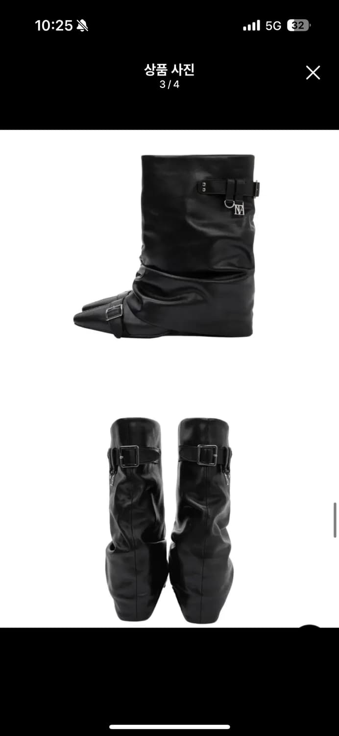(230)트리밍버드 부츠 신발 스니커즈 Buckle boots 상품이미지3