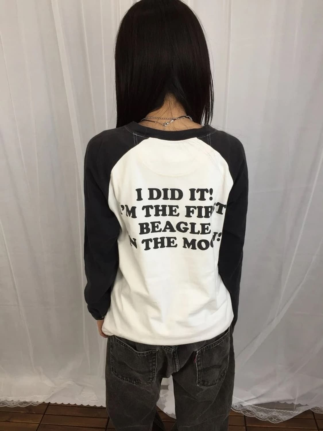 Snoopy Astro Nut Raglan Tee 상품이미지3