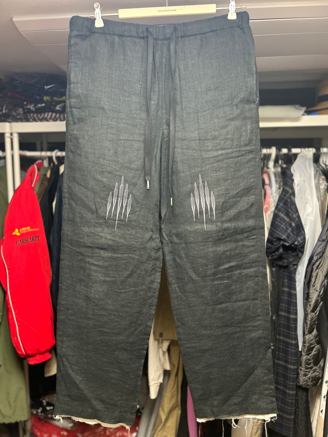 cotd 칠드런오브더 디스코댄스 보헤미안 자수 린넨 팬츠 상품이미지1