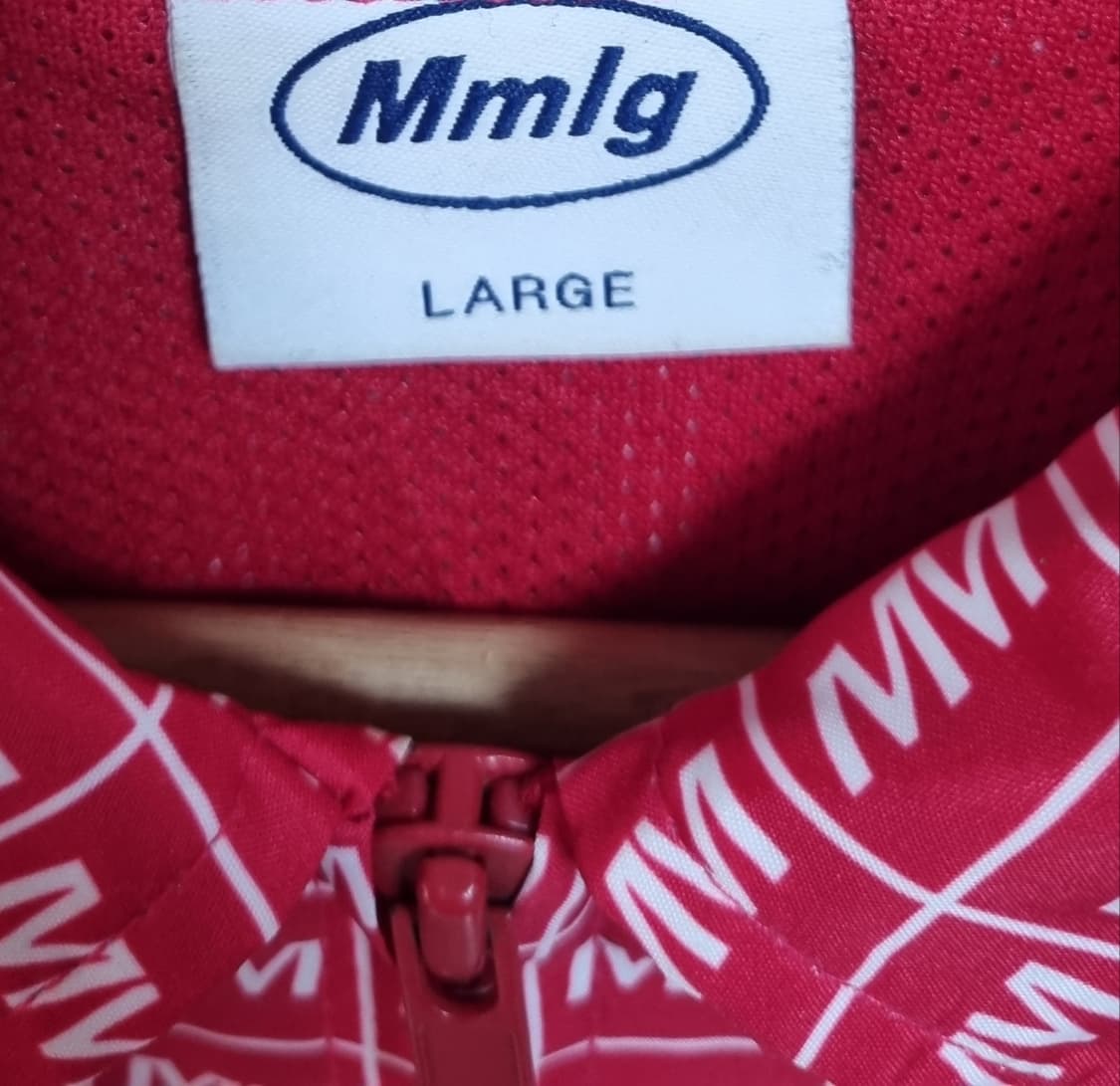 오버핏 L ) Mmlg 엠엠엘지 레드 코치자켓 상품이미지3