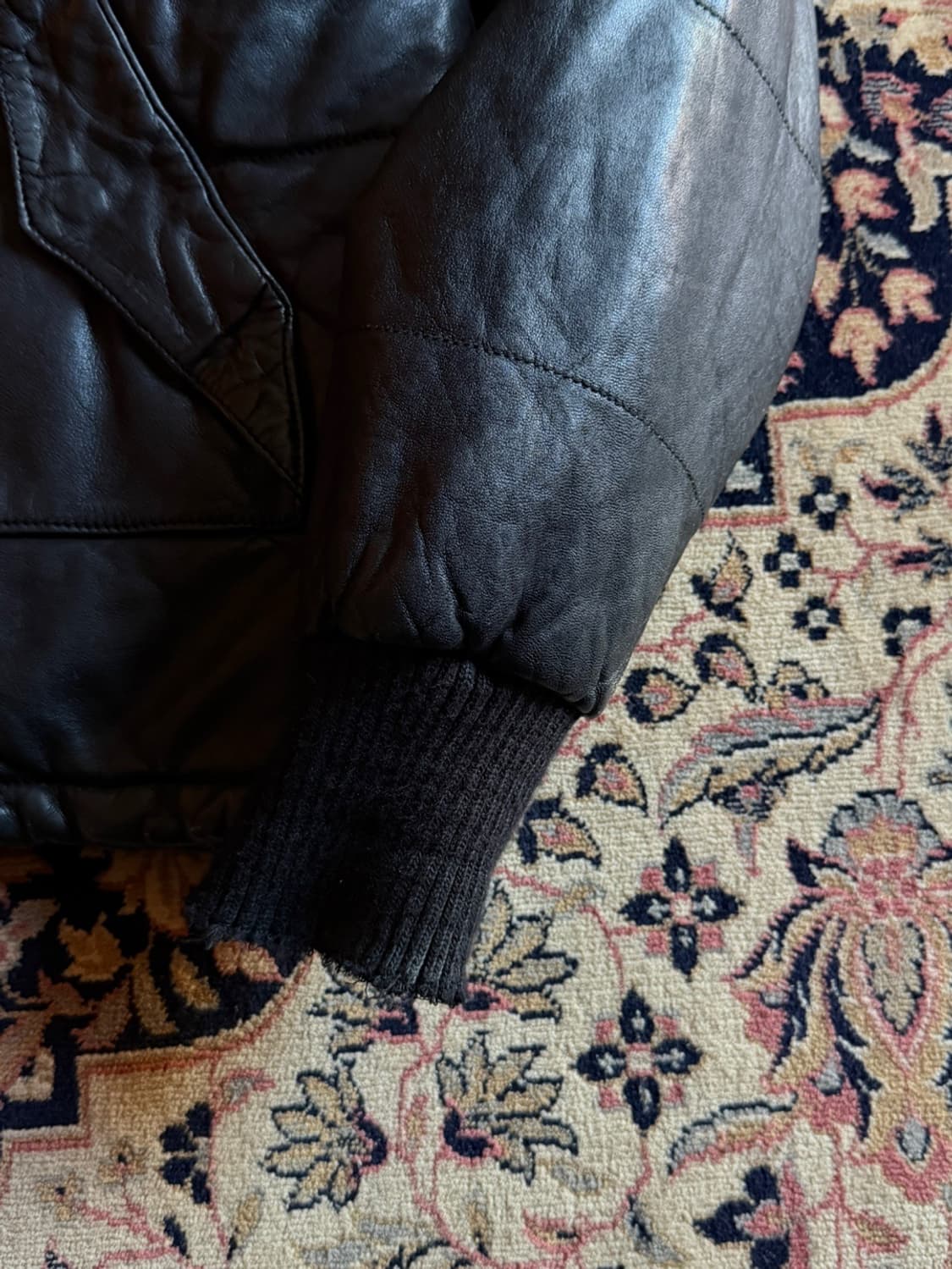 조르지오 브라토 A-2 플라이트 레더 자켓 100 상품이미지5