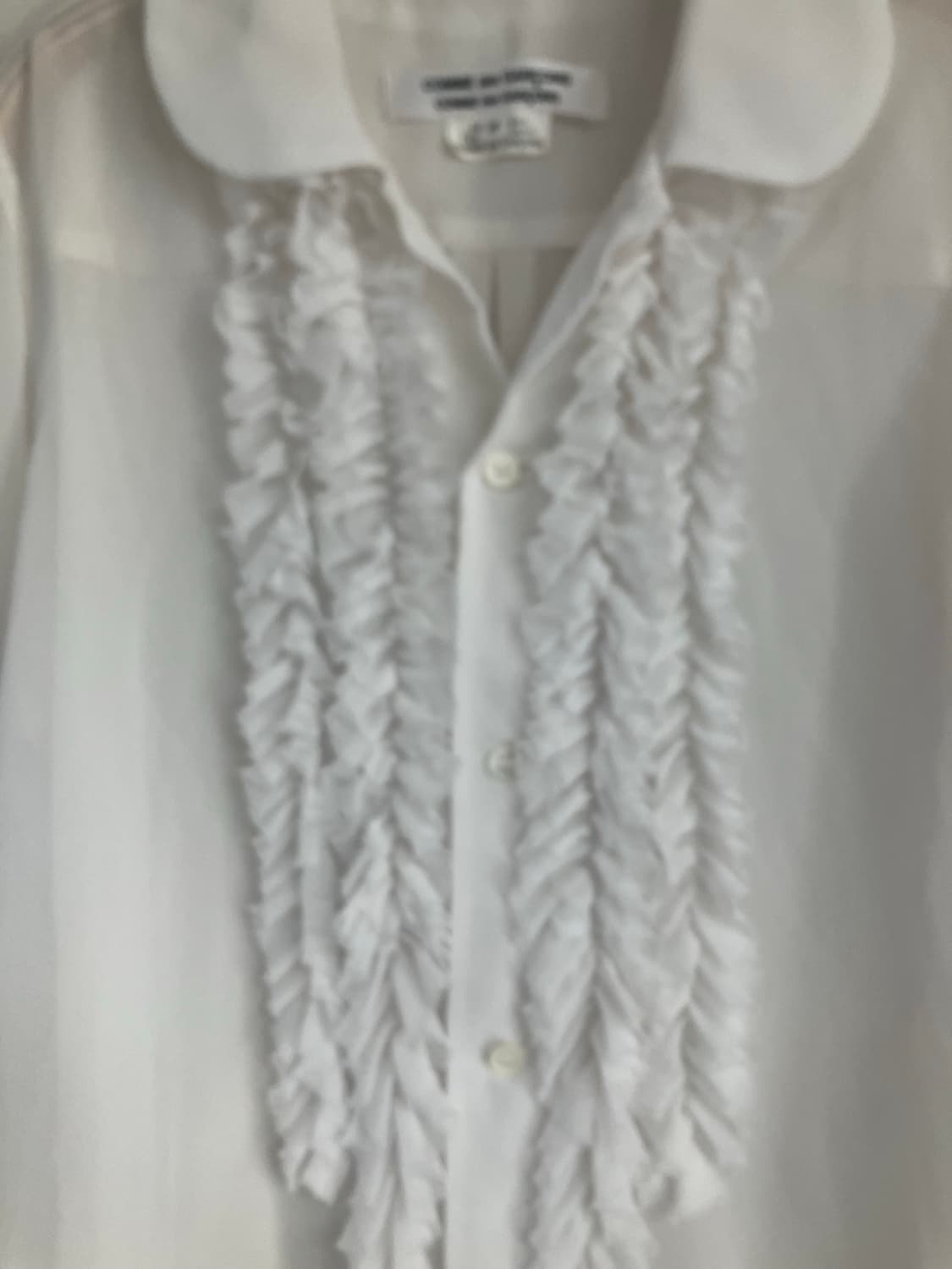 꼼데가르송 러플블라우스 상품이미지5