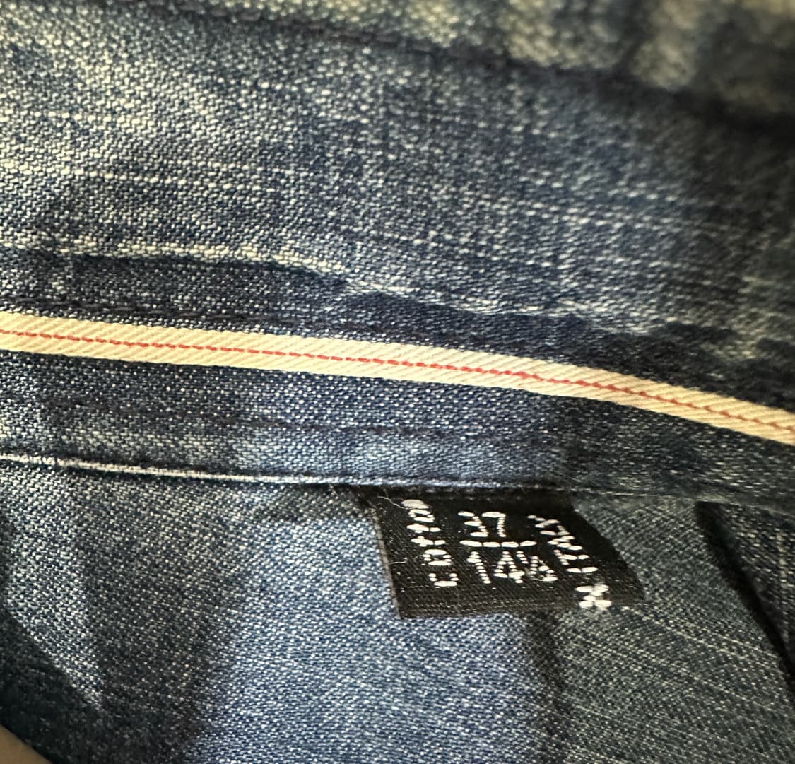 스테파노리치 데님 자수패치 버튼 장식 셔츠 상품이미지8