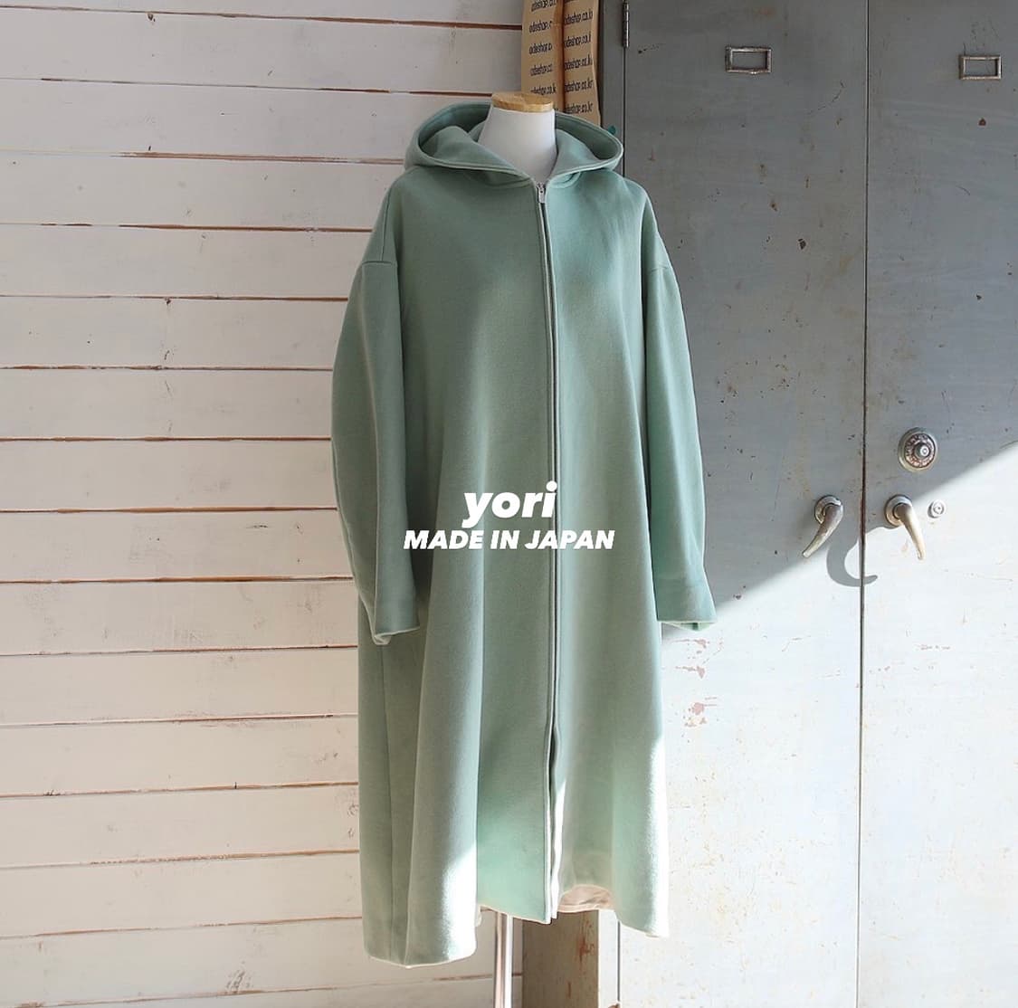 yori 오버핏 후드 코트 (여성용 38) 상품이미지1