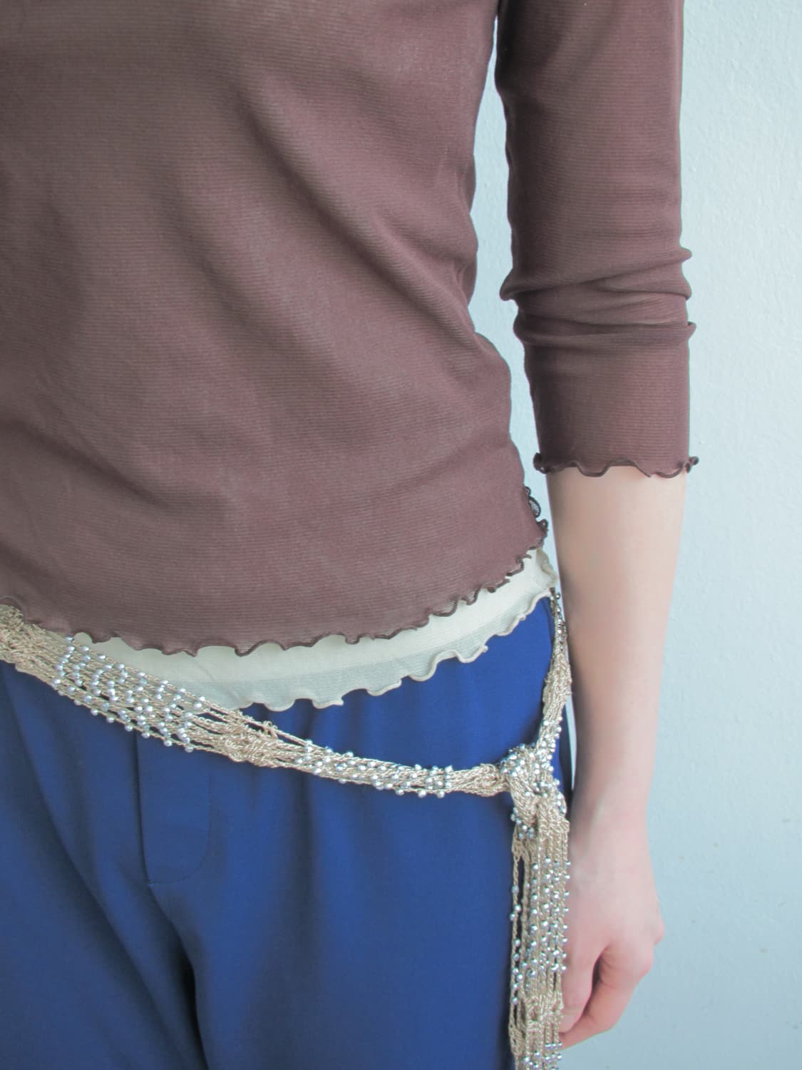 Trepini oggi layered mesh top 상품이미지2
