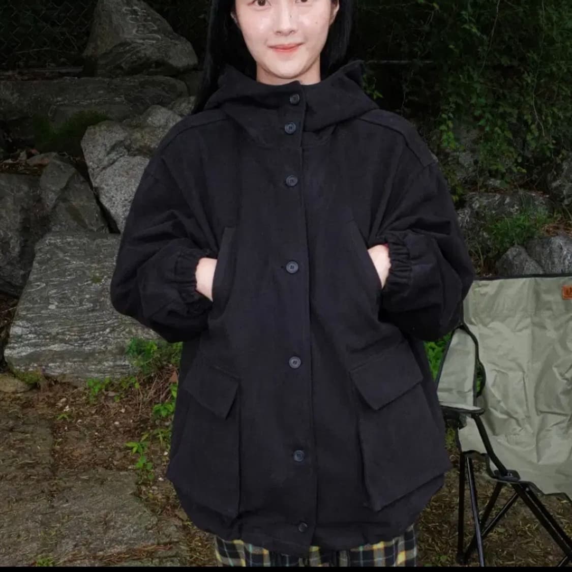 페스토 SAFARI HOODED JACKET BLACK 상품이미지2