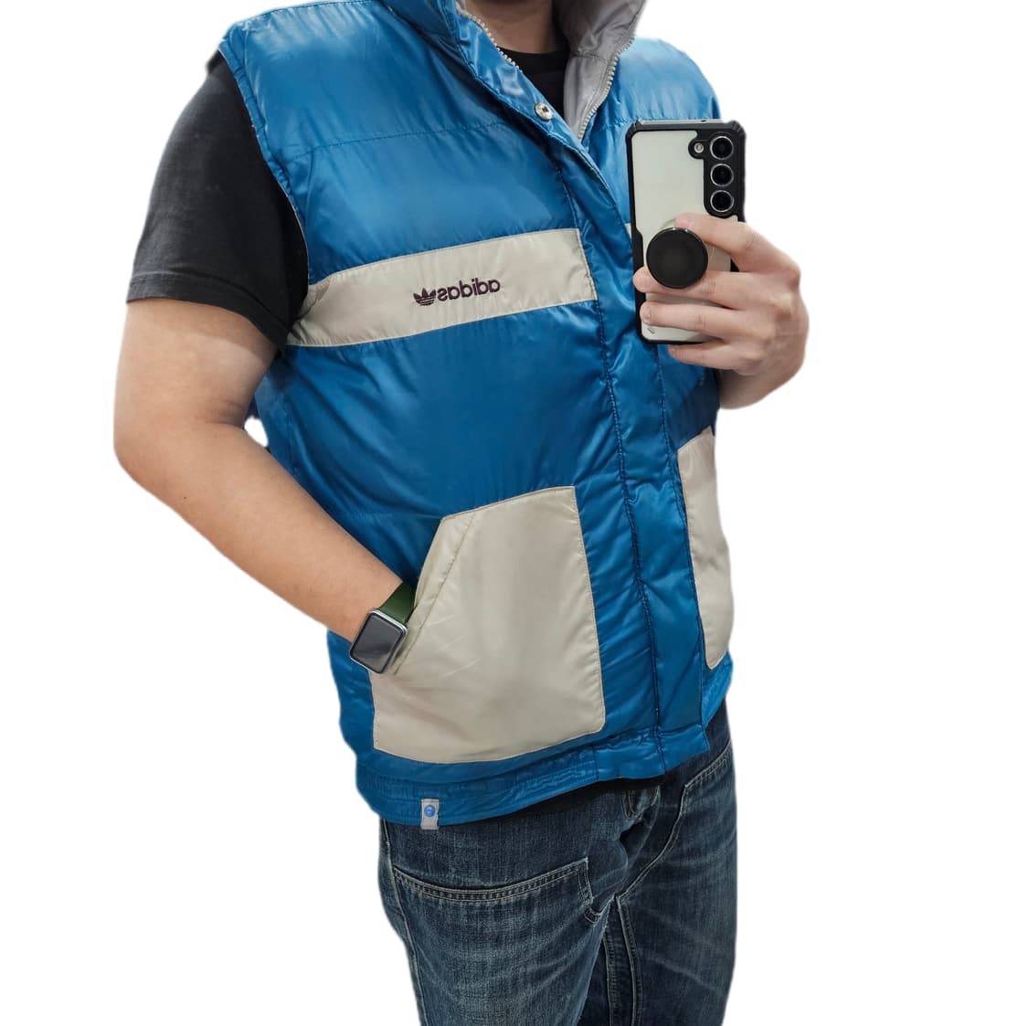 95 아디다스 올드스쿨 패딩조끼 상품이미지1