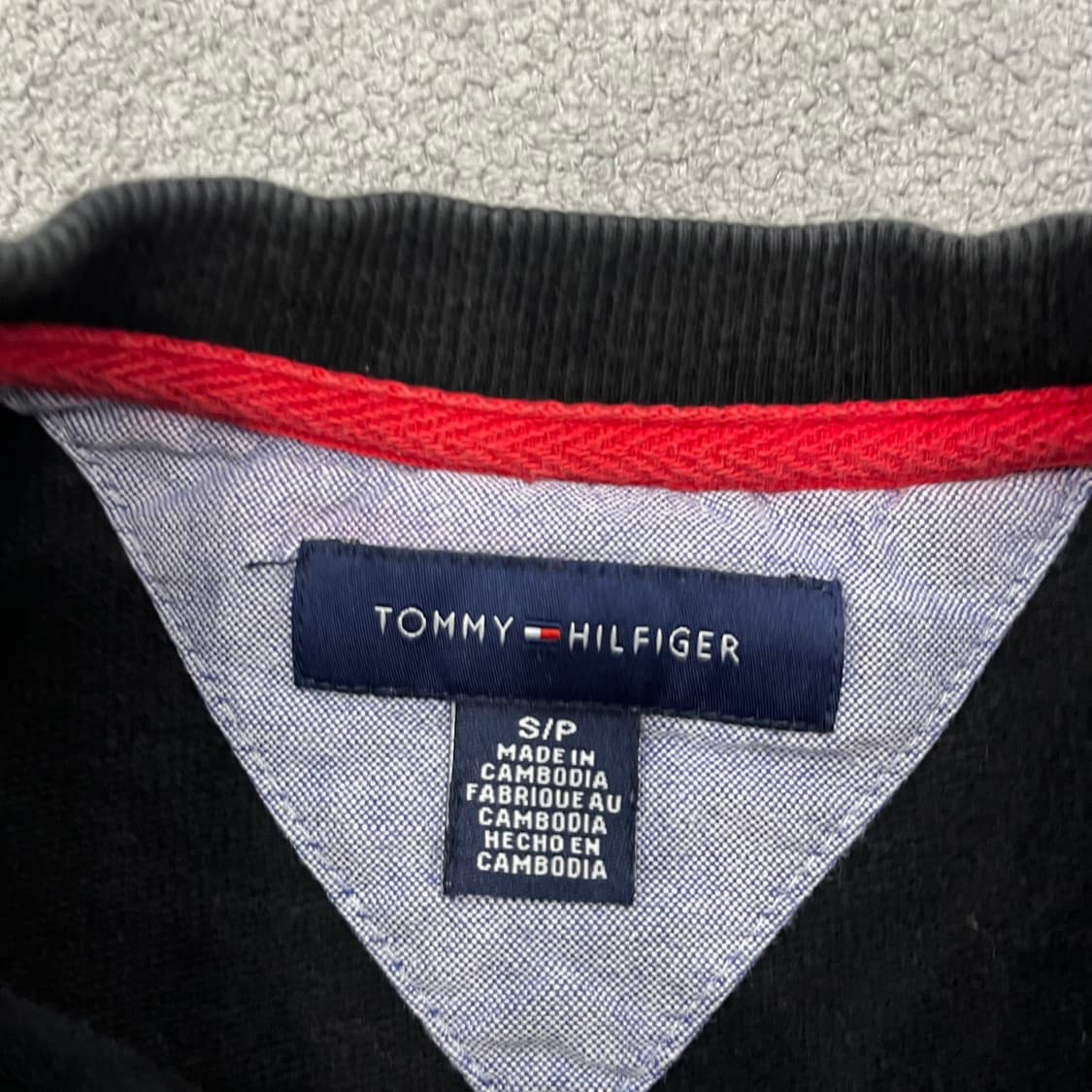 S 타미힐피거 블랙 맨투맨 스웻셔츠 상품이미지4