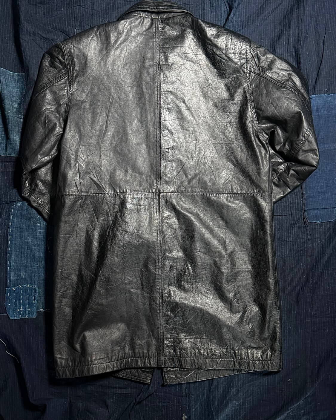 80-90‘s 하이퍼 드라이브 카우하이드 싱글 코트 9AR 상품이미지5