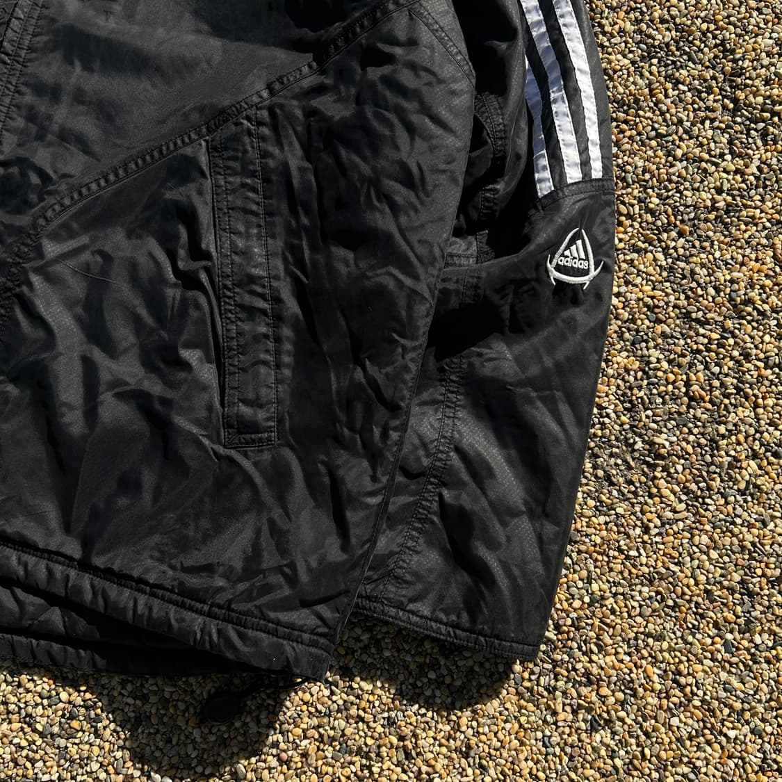 아디다스 블랙 바람막이 패딩 자켓 상품이미지4