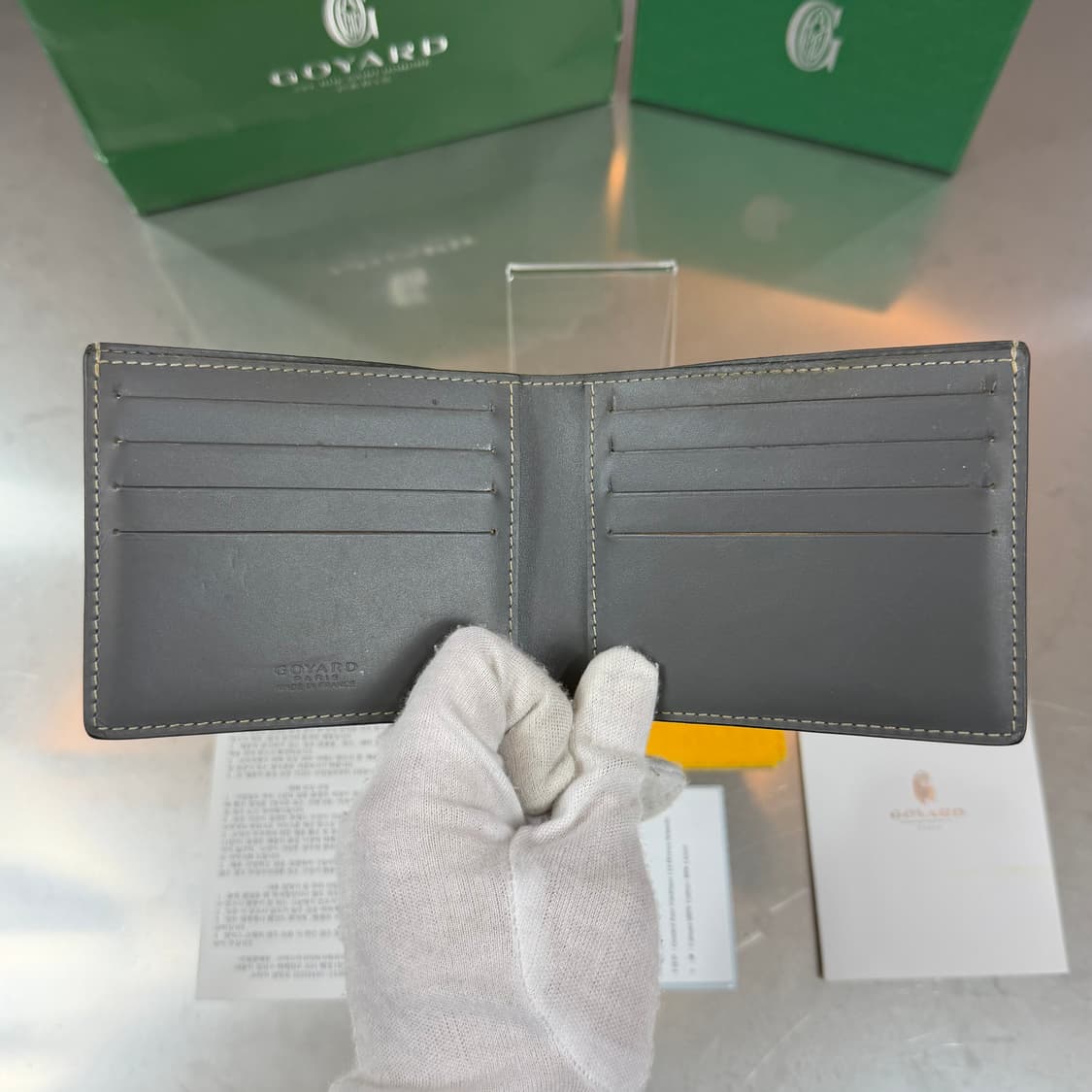 [리오브] 고야드 스페셜 그레이 빅투아르 반지갑 상품이미지4