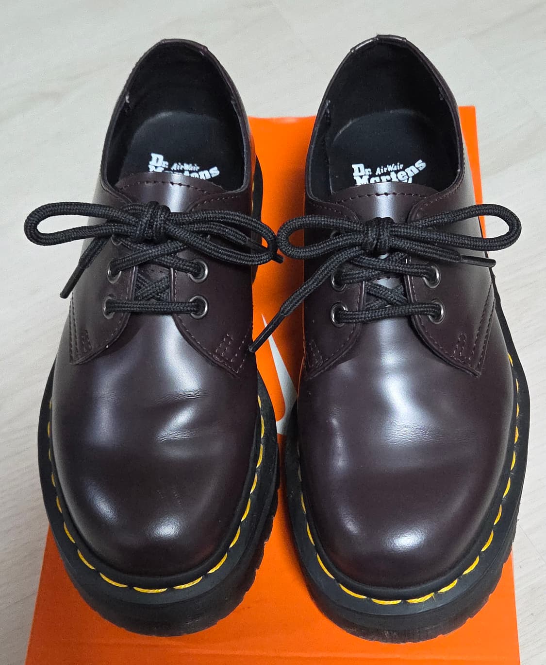 닥터마틴 1461 쿼드 버건디 상품이미지3