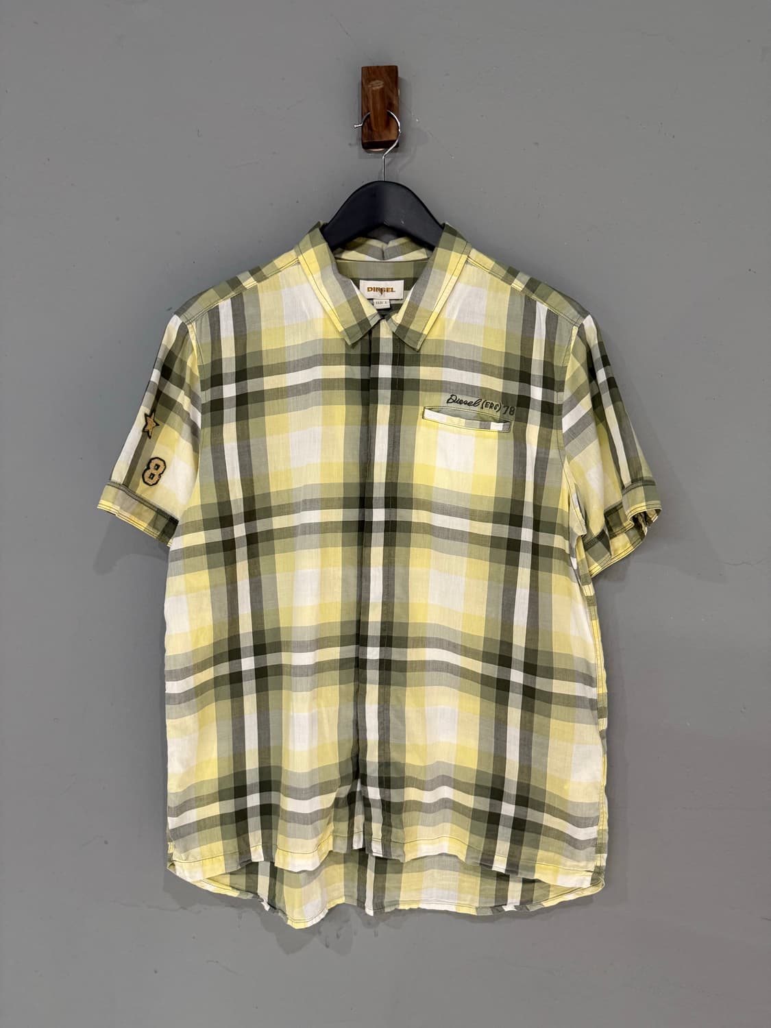 diesel check pattern shirt 상품이미지5