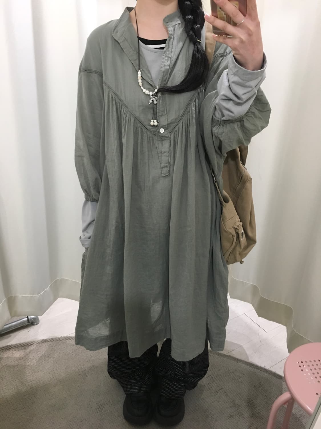 Dot wide pants 상품이미지5