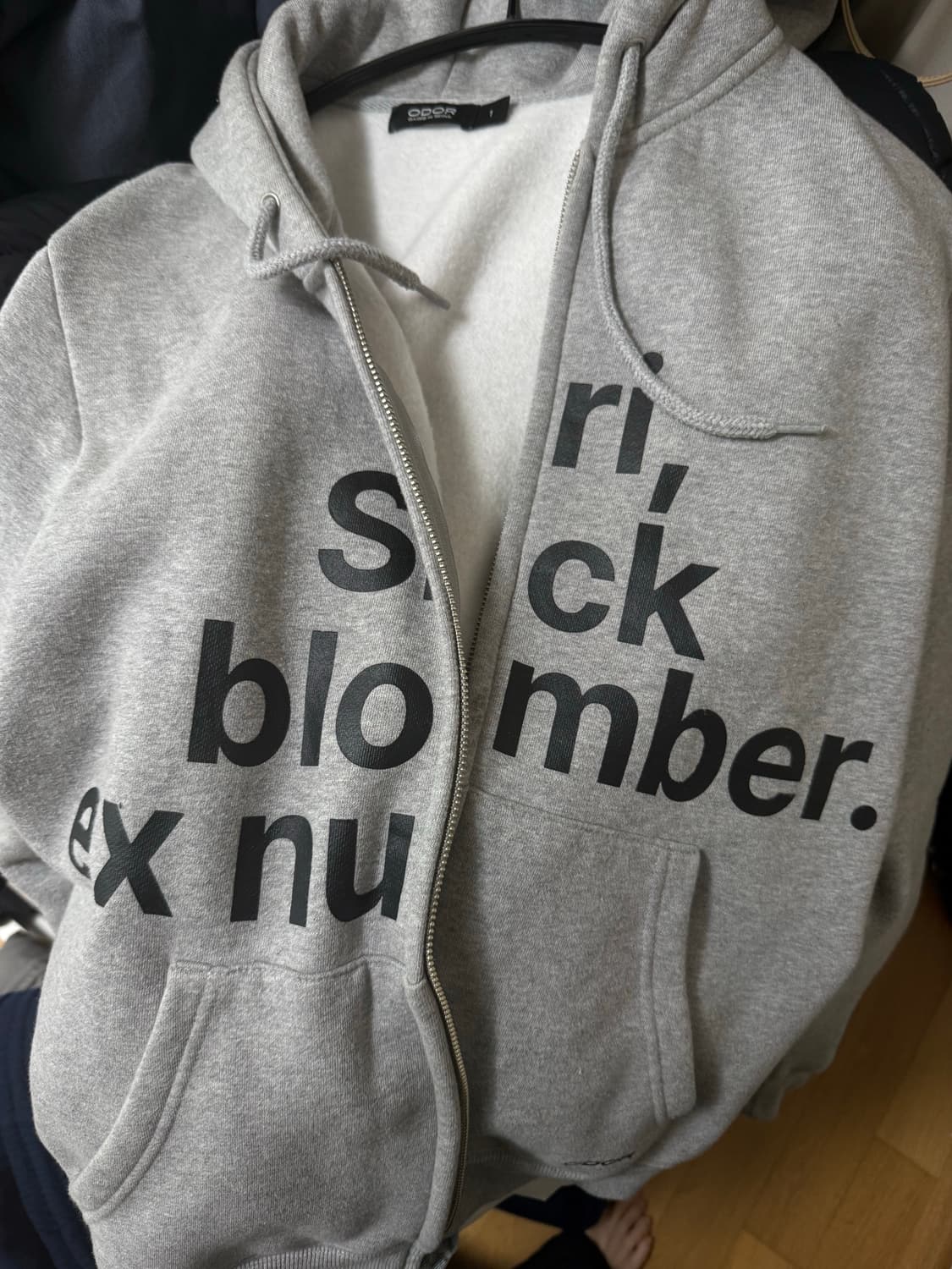 오도어 시리 후드집업 1 size 상품이미지2