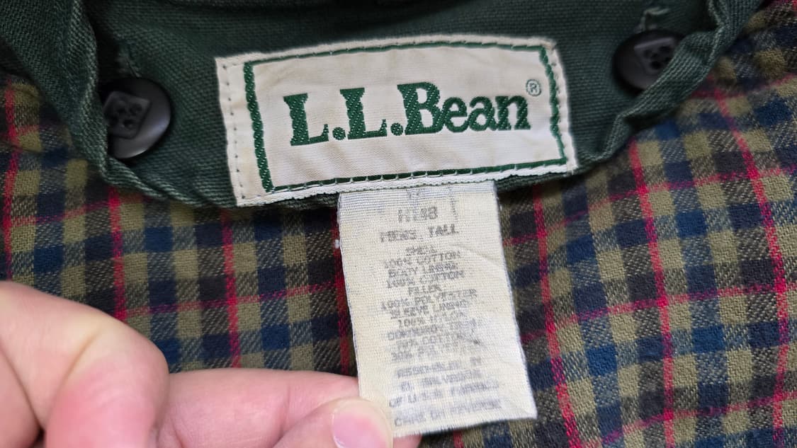 L.L.Bean 엘엘빈  헌팅자켓 XXL 빈티지 그린 컬러 상품이미지5