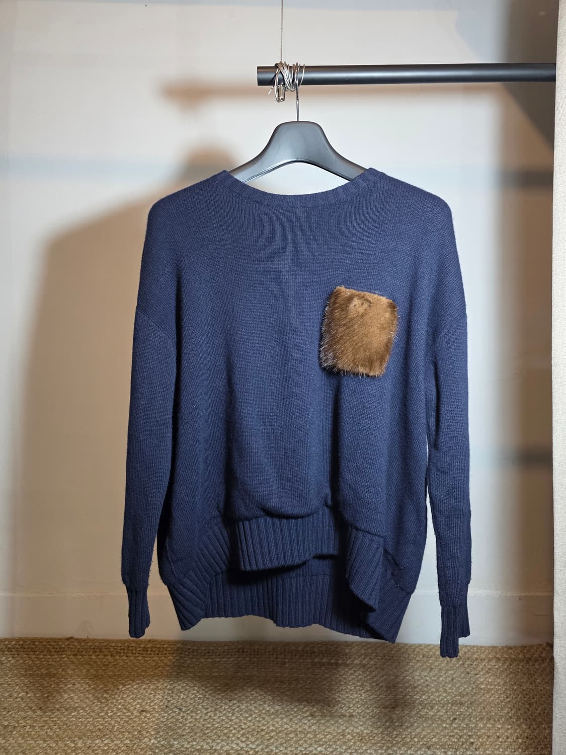 17AW Masion flaneur hair pocket knit 상품이미지2