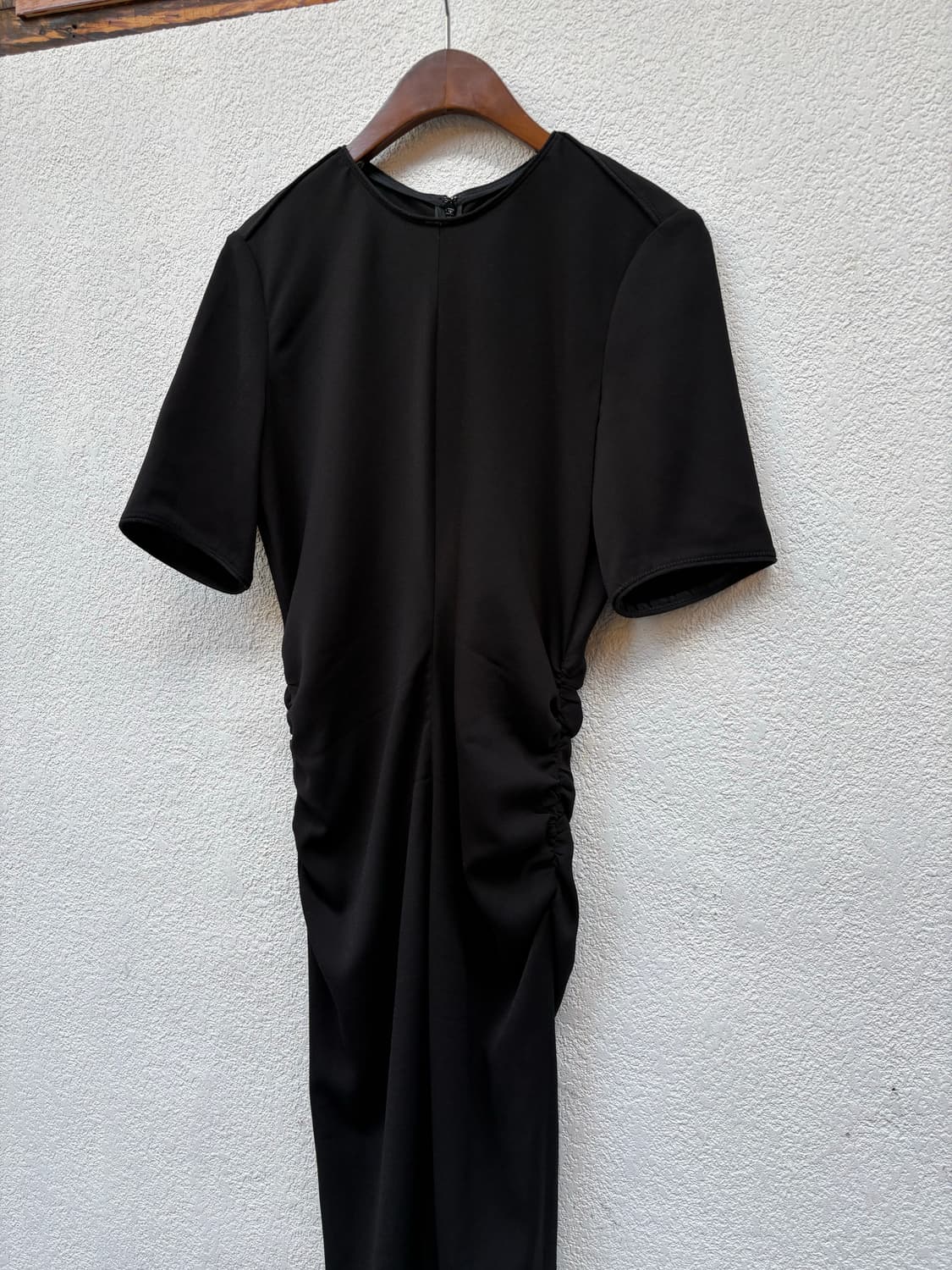 오브제 블랙 셔링 원피스  상품이미지3