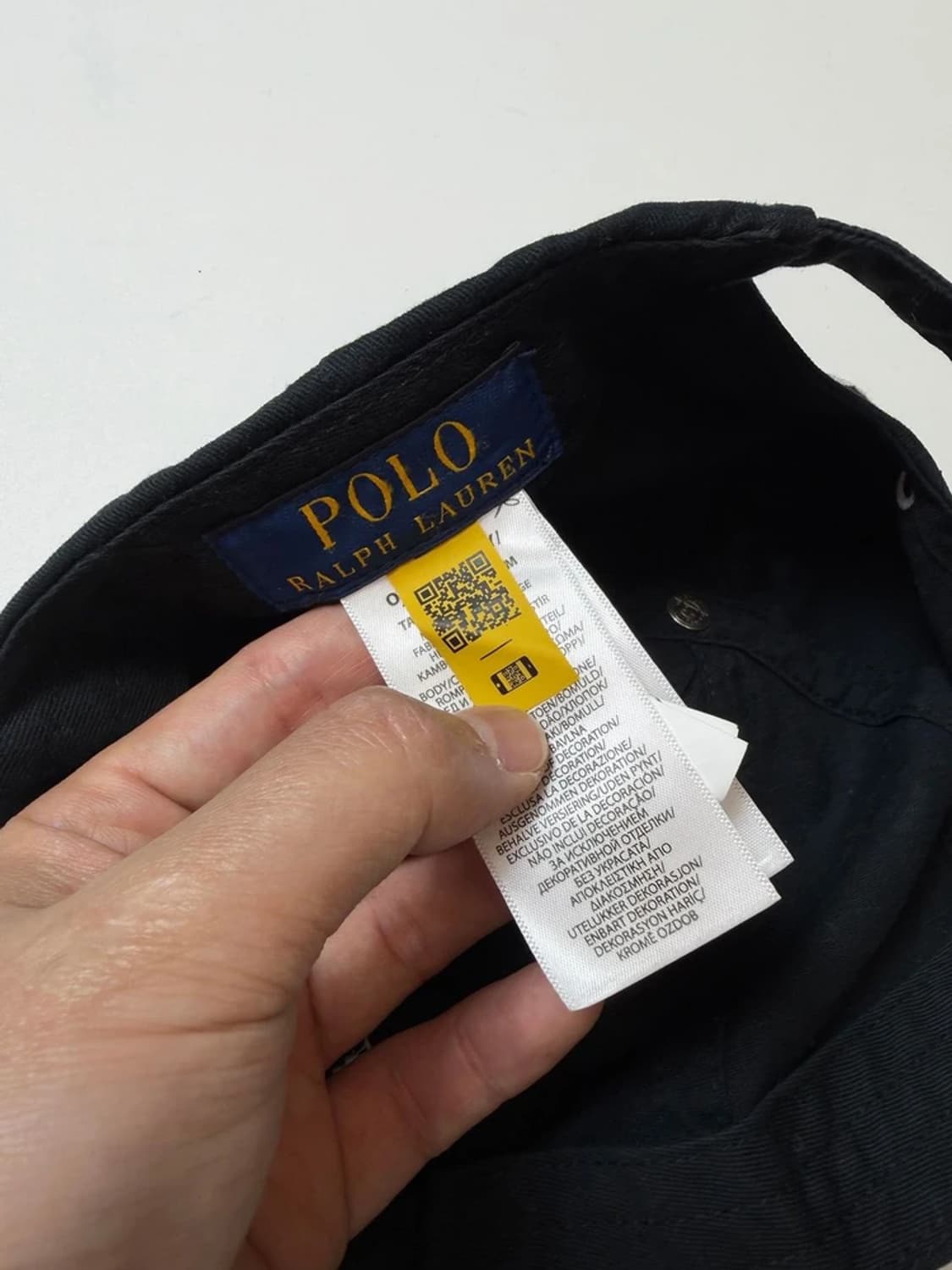 폴로 랄프로렌 큐알 신형 로고 볼캡 Q1545 상품이미지6