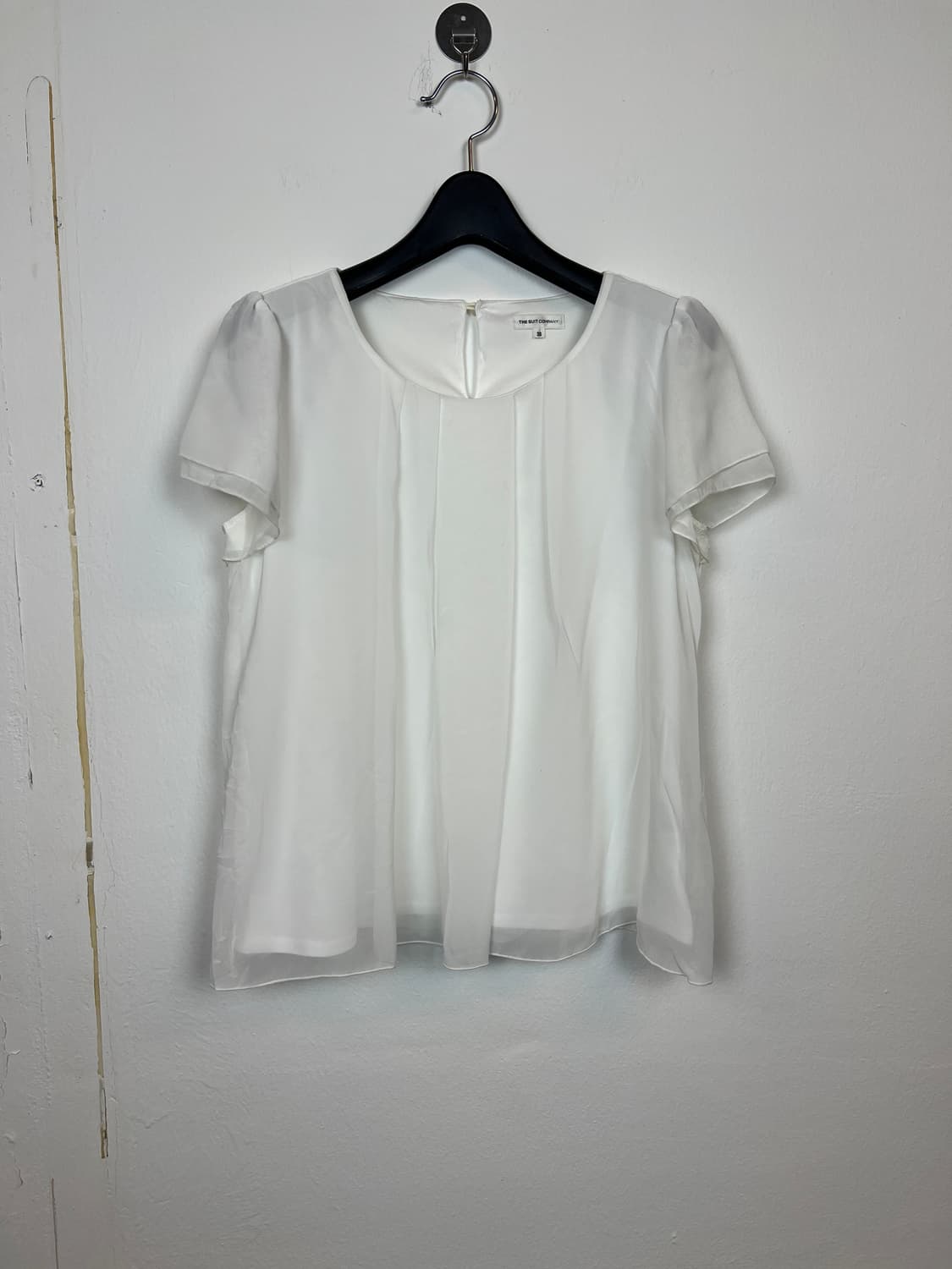 T111 THE SUIT COMPANY 흰색 블라우스 SIZE 36 상품이미지1