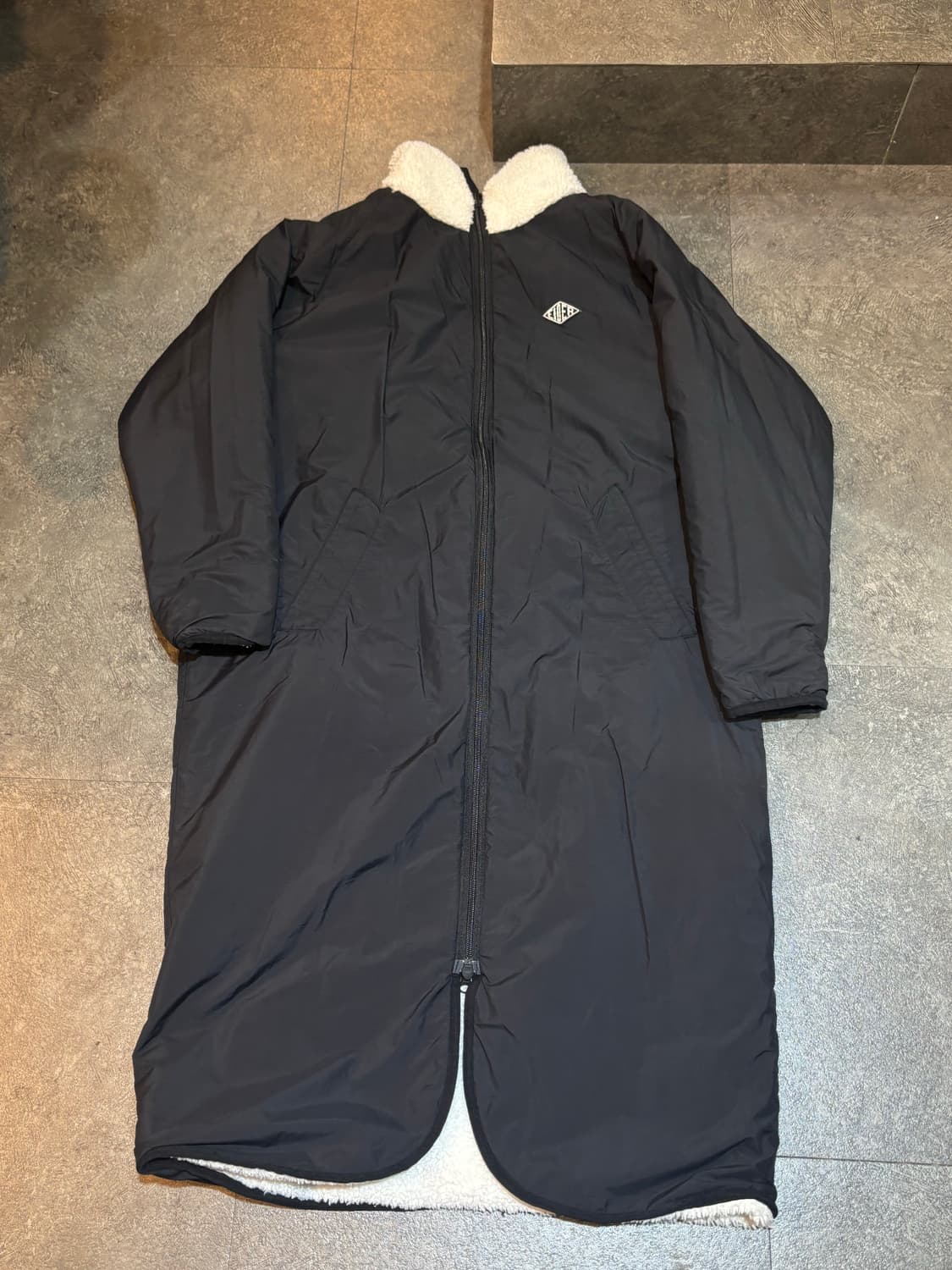 아이더 리버시블 롱 뽀글이 후리스 플리스 자켓 S 상품이미지4