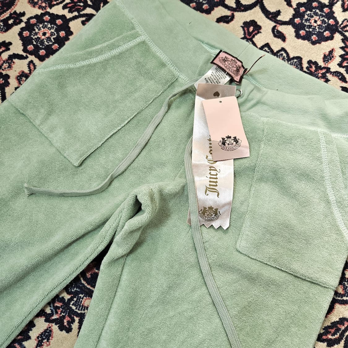 쥬시꾸뛰르 in USA 코튼 로우라이즈 부츠컷 트레이닝 M size 상품이미지2