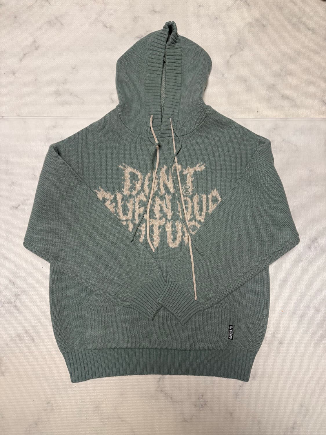 아조바이아조 울 니트 후드 상품이미지2