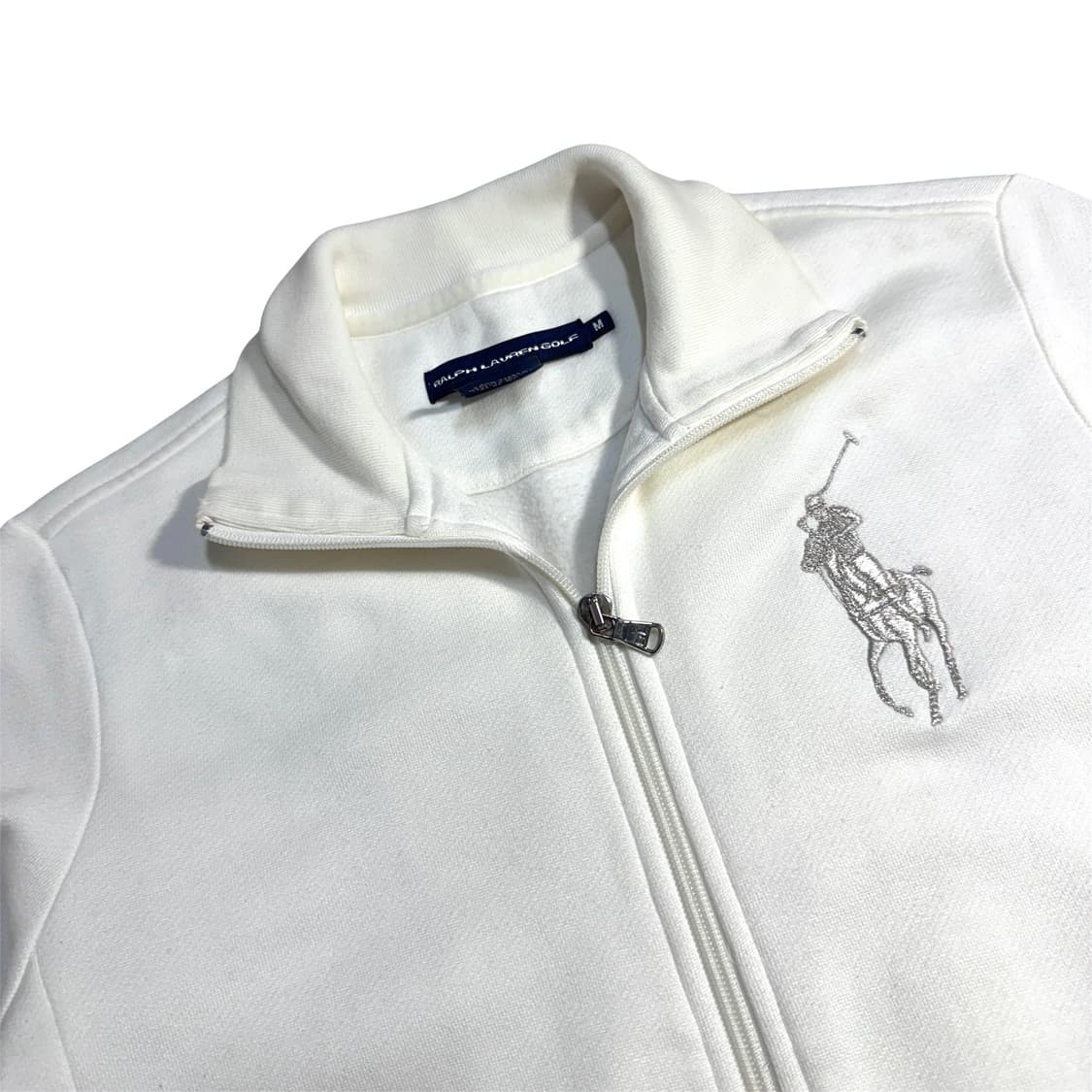 폴로 랄프로렌 Y2K 글리터 빅포니 집업 화이트 상품이미지2