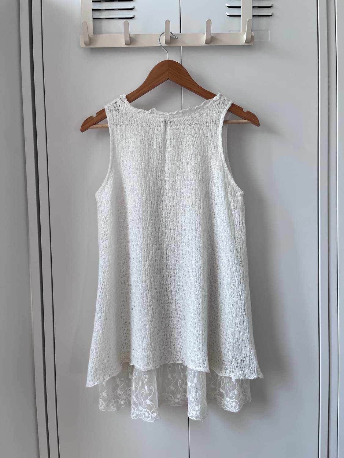 Close up 레이스 크로셰 레이어드 원피스 상품이미지9