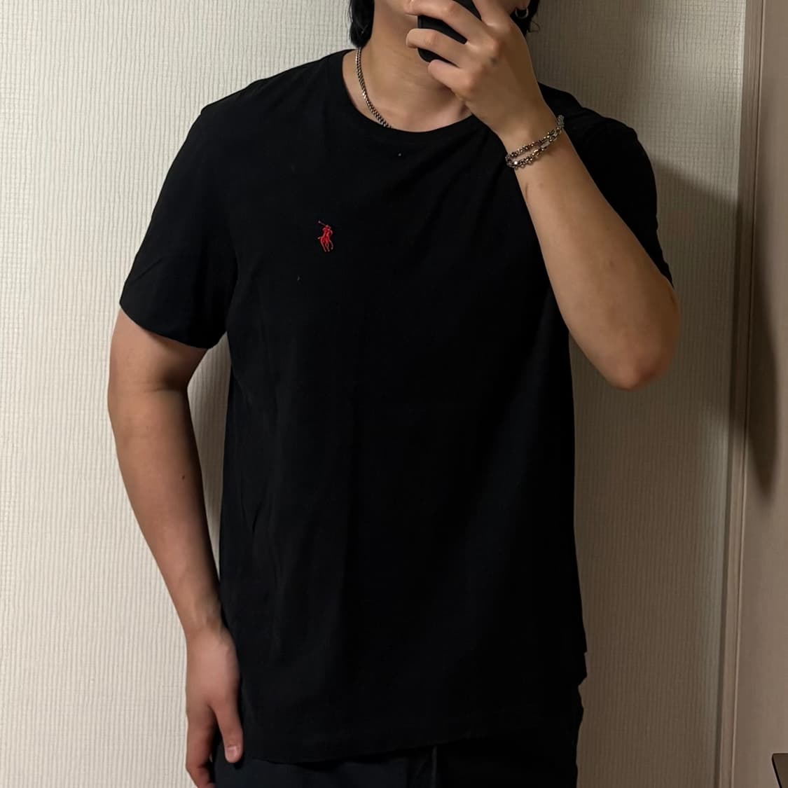 정품 폴로 랄프로렌 블랙 반팔 티셔츠 상품이미지1