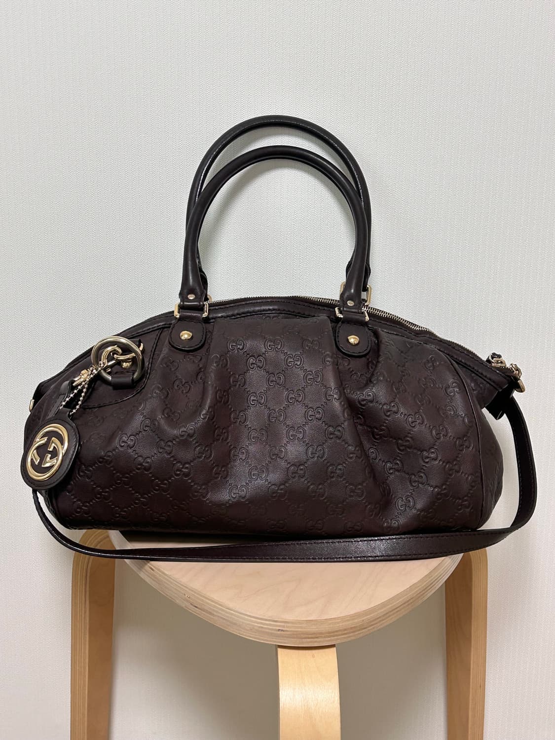 구찌 씨마 숄더백 브라운  상품이미지1