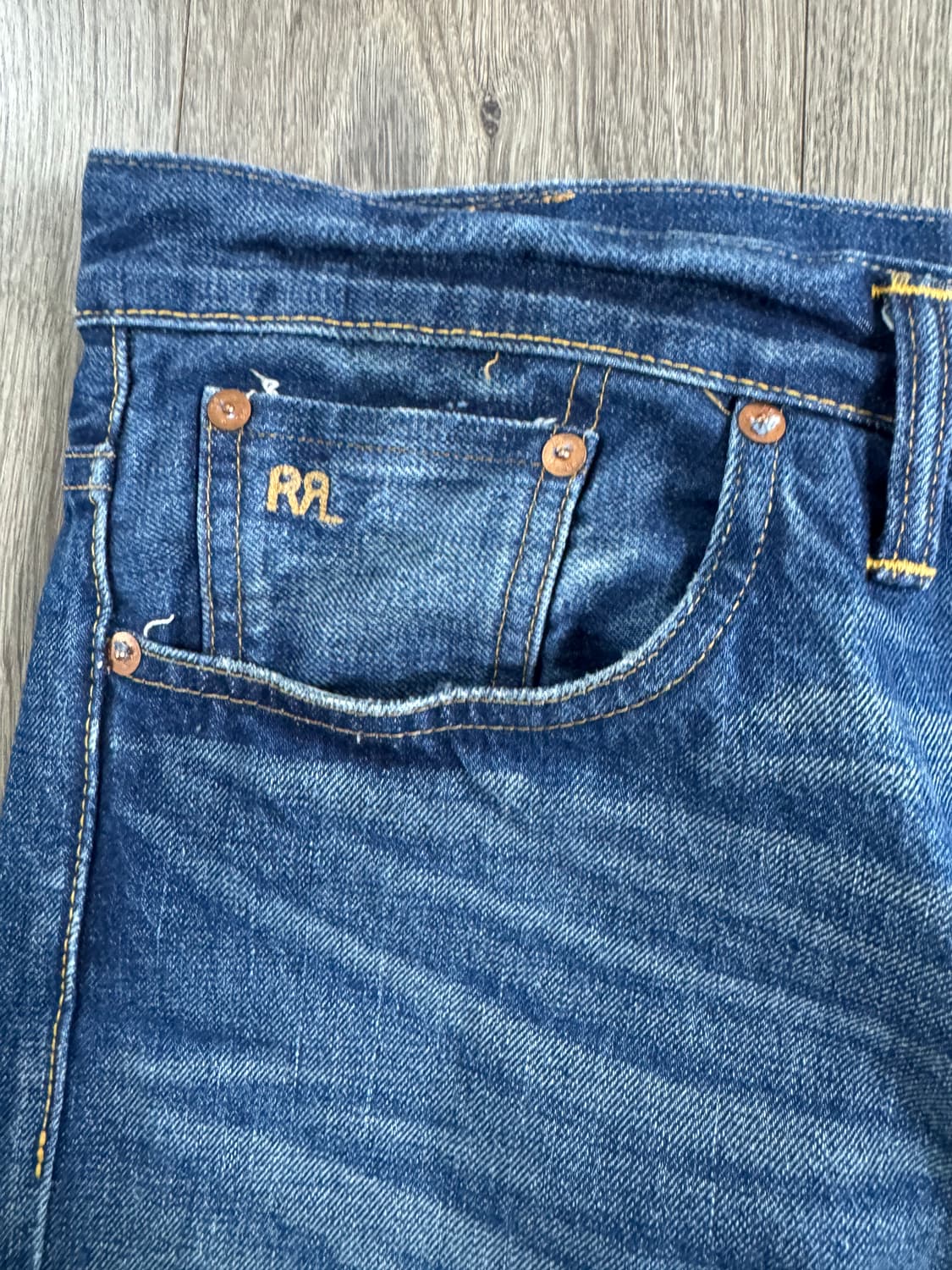 34/34 더블알엘 빈티지5포켓 그랜드폴스 데님 상품이미지2