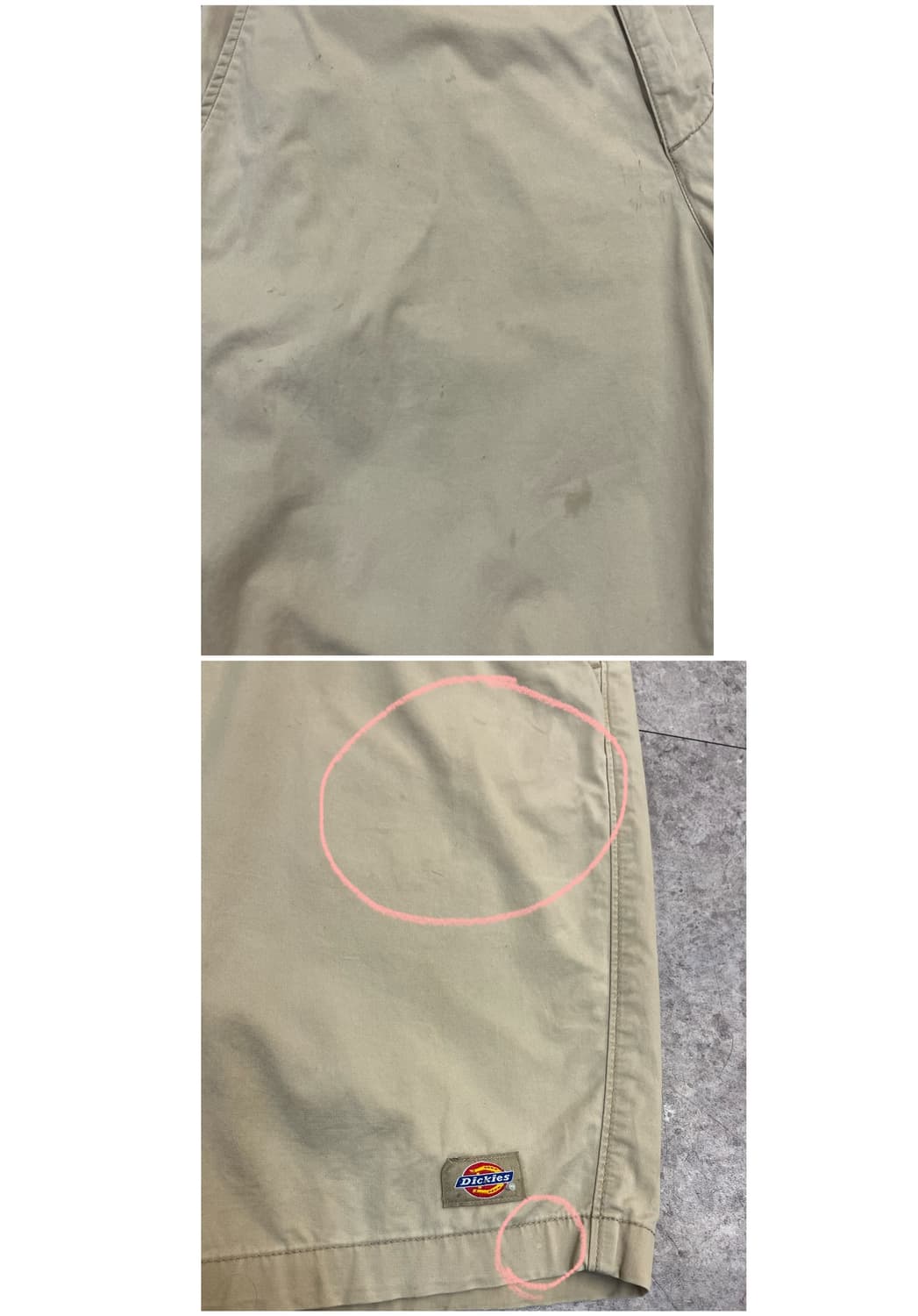 디키즈 하프 팬츠 베이지 32 #csz3431 상품이미지6