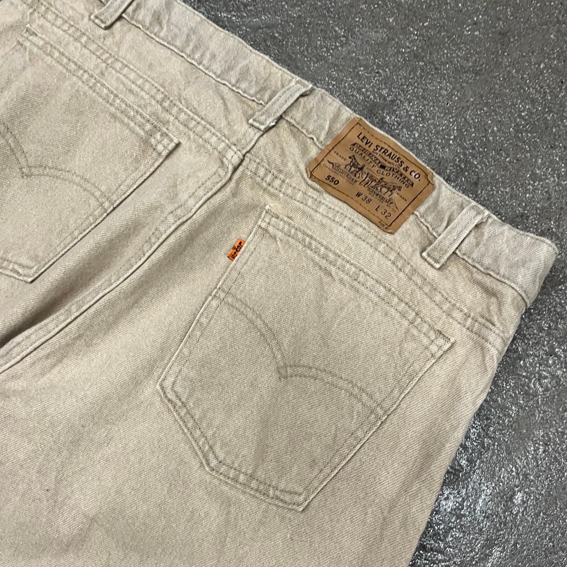 90s USA Levis550 오렌지탭 (37“) 상품이미지3
