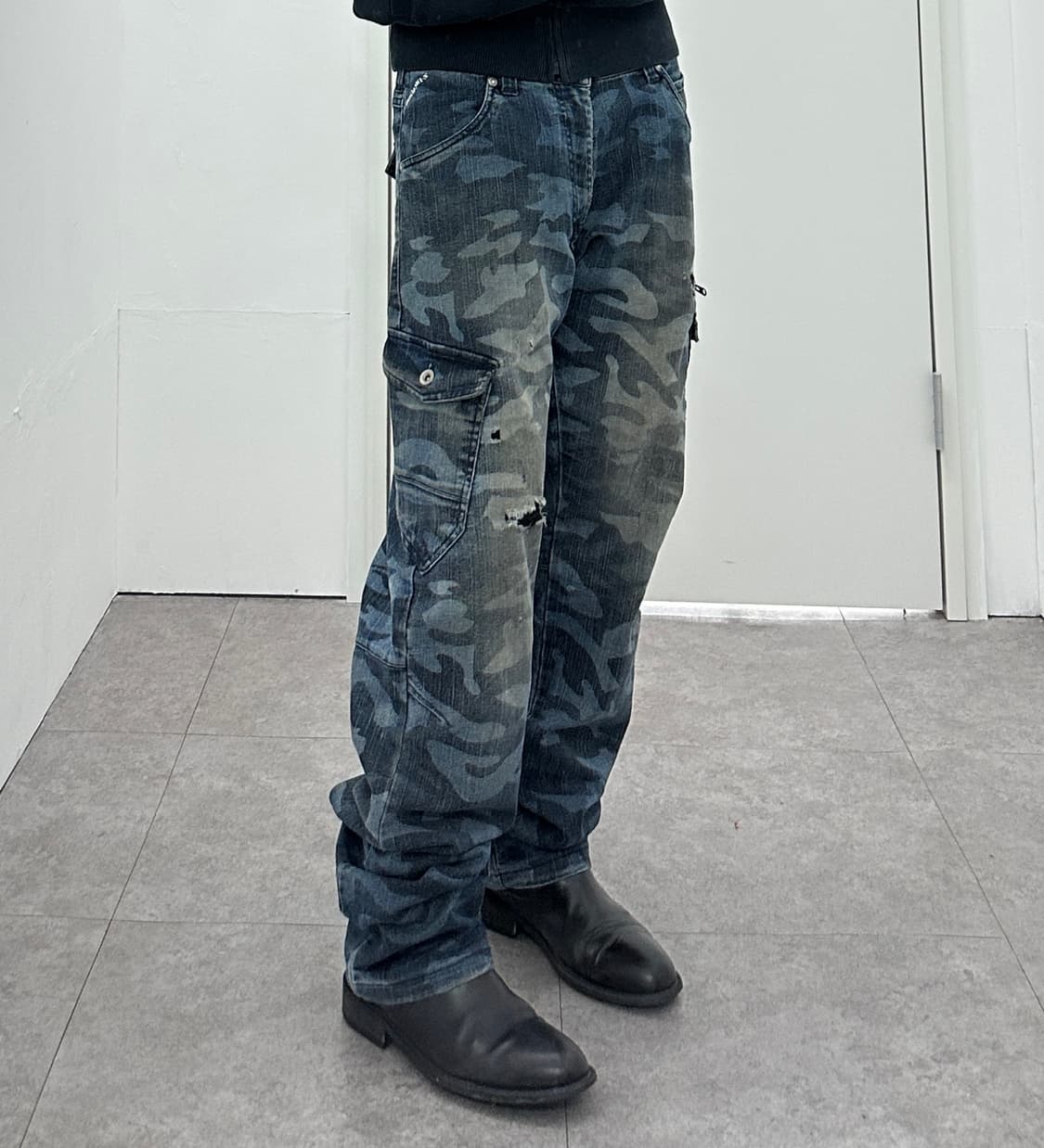 Z dragon camo denim cargo pants 상품이미지1