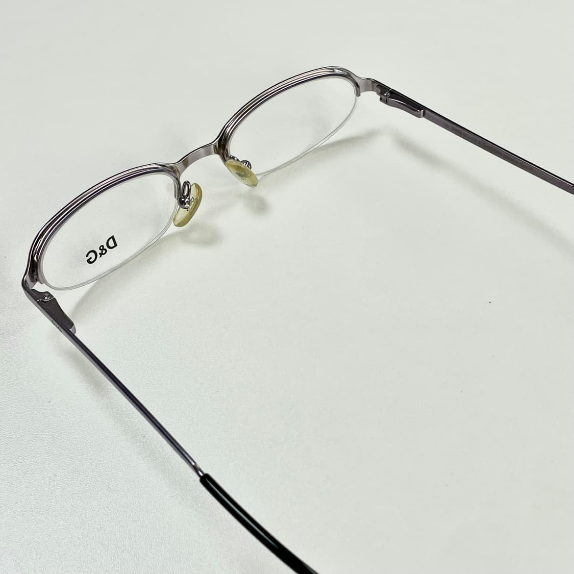 D&G 돌체앤가바나 사의 빈티지 반무테 안경  상품이미지3