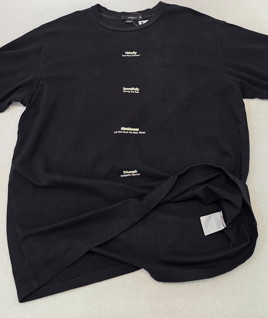 반팔티 "CLRIDE.N" 상품이미지3