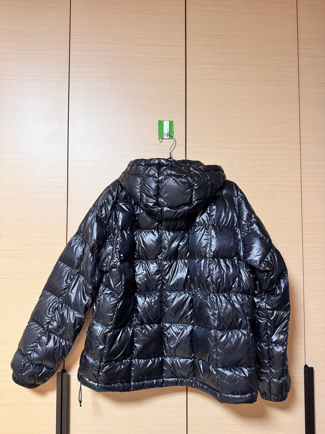 스투시 미드웨이트 후드 퍼퍼 블랙 패딩 S 115783 상품이미지4