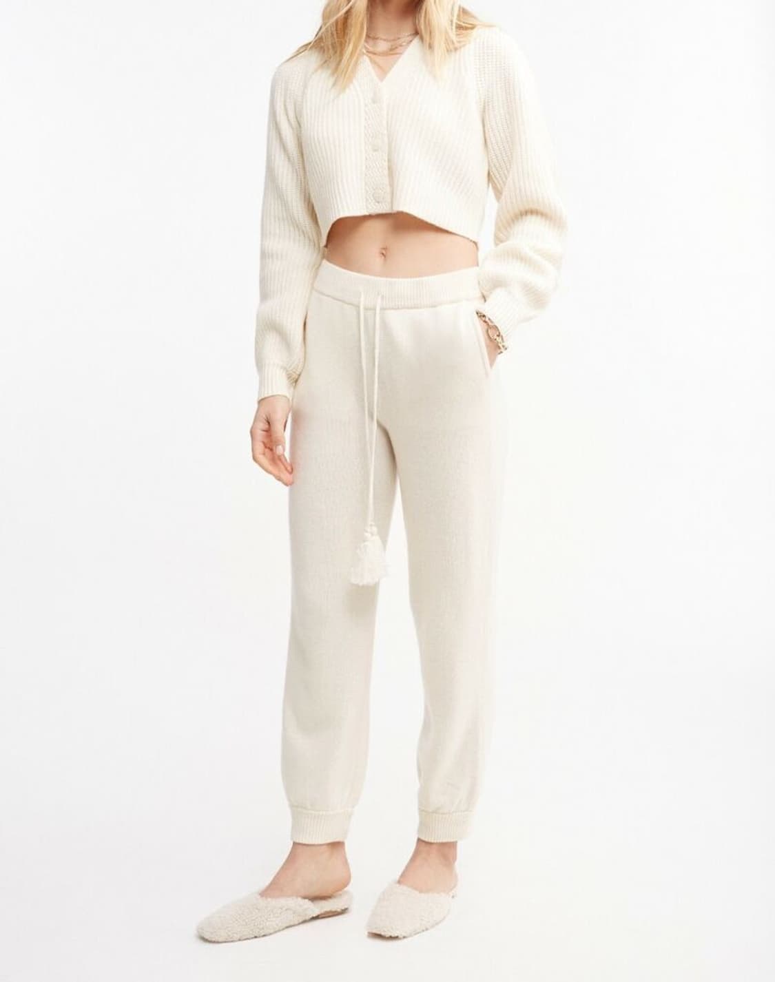 러브 쉑 팬시 울 캐시미어 니트 팬츠 tristan track pants 상품이미지1