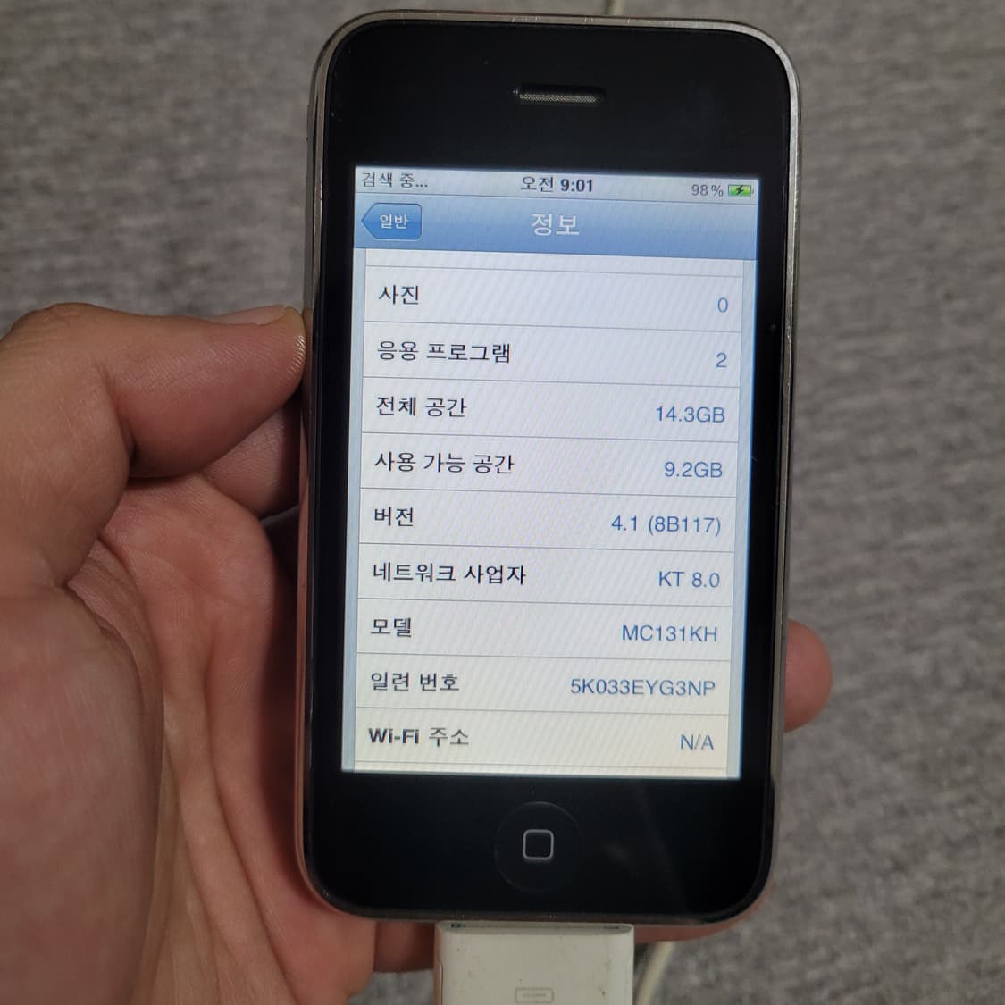 애플 아이폰 3gs 16기가 부품용 상품이미지4