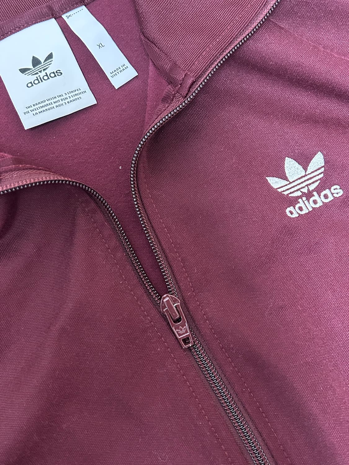 아디다스 신형 투웨이 버건디 베켄바우어 트랙탑 져지 상품이미지4