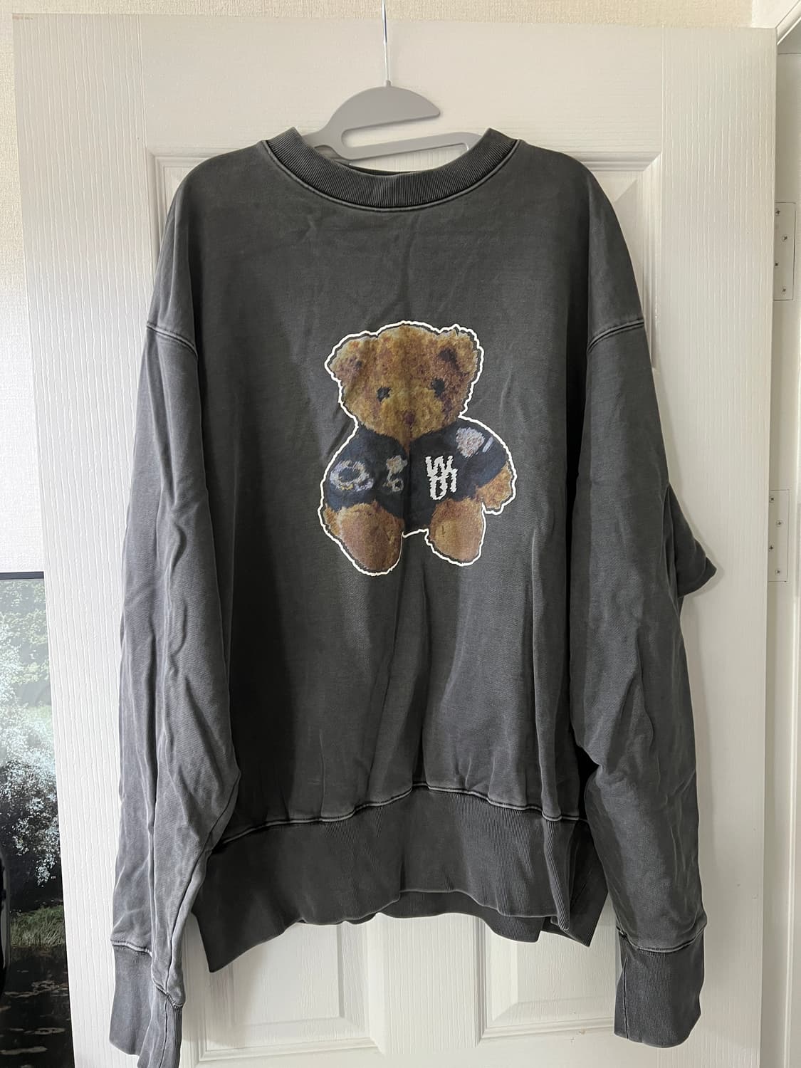 웰던 테디베어 오버사이즈 맨투맨 스웻셔츠 라지  상품이미지1