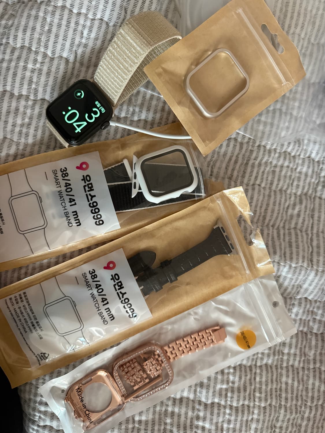 애플워치 se 나이키 에디션 미드나이트 모델 40mm (스트랩4개증정) 상품이미지4