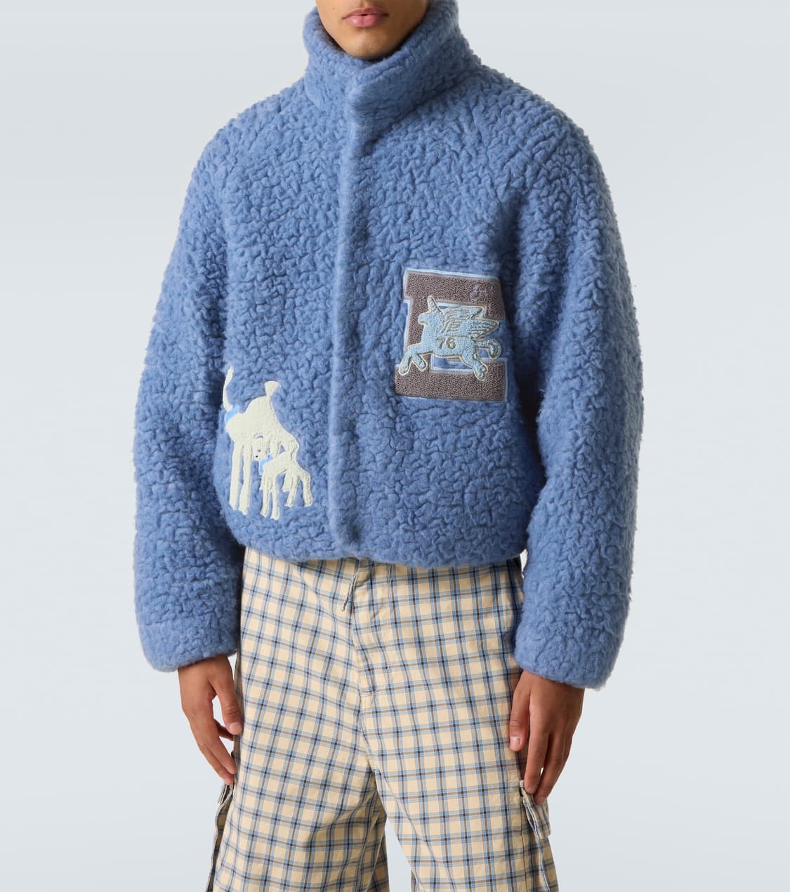 [S]이알엘 ERL 25fw 바시티 시어링 자켓 상품이미지7